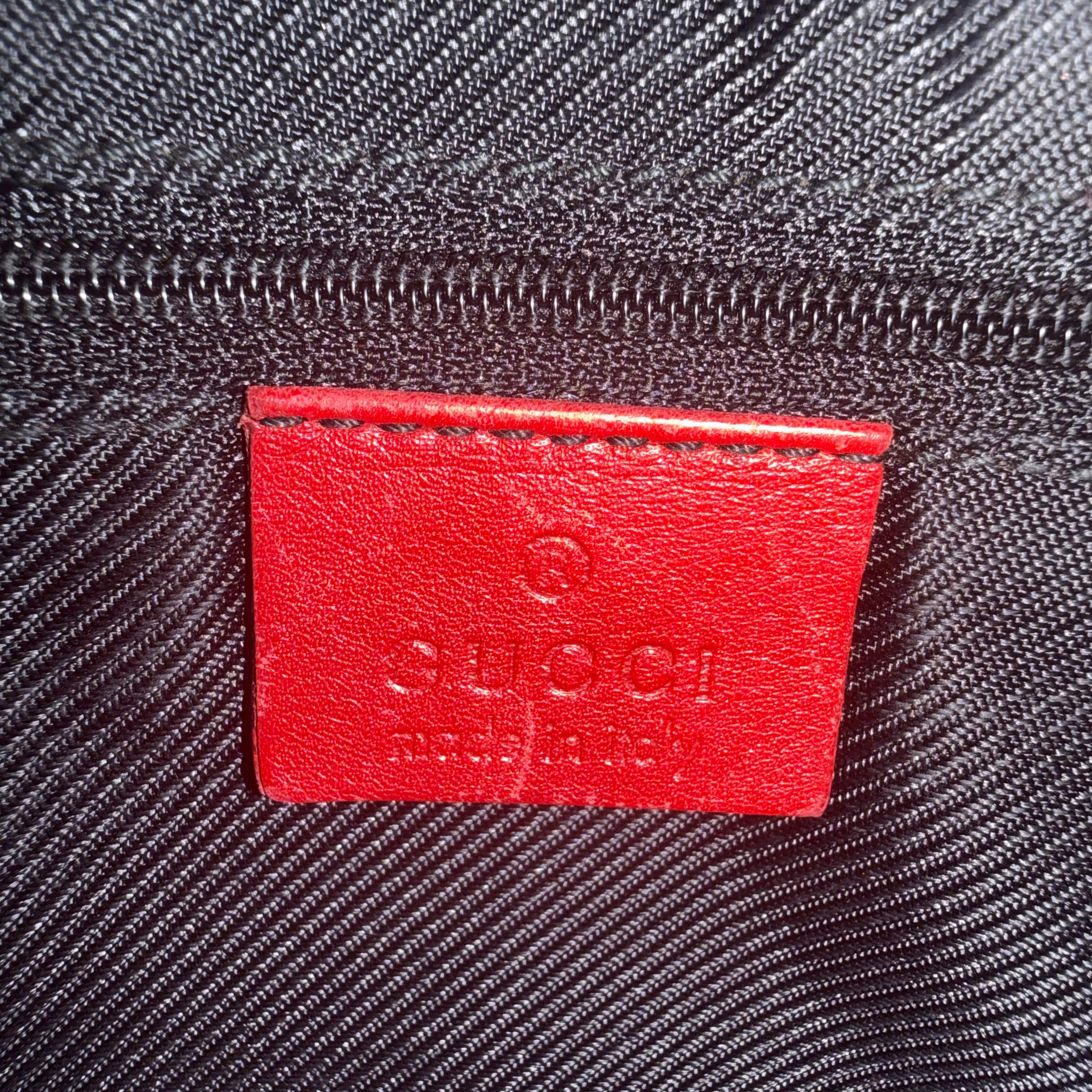 Gucci Red GG Canvas handbag