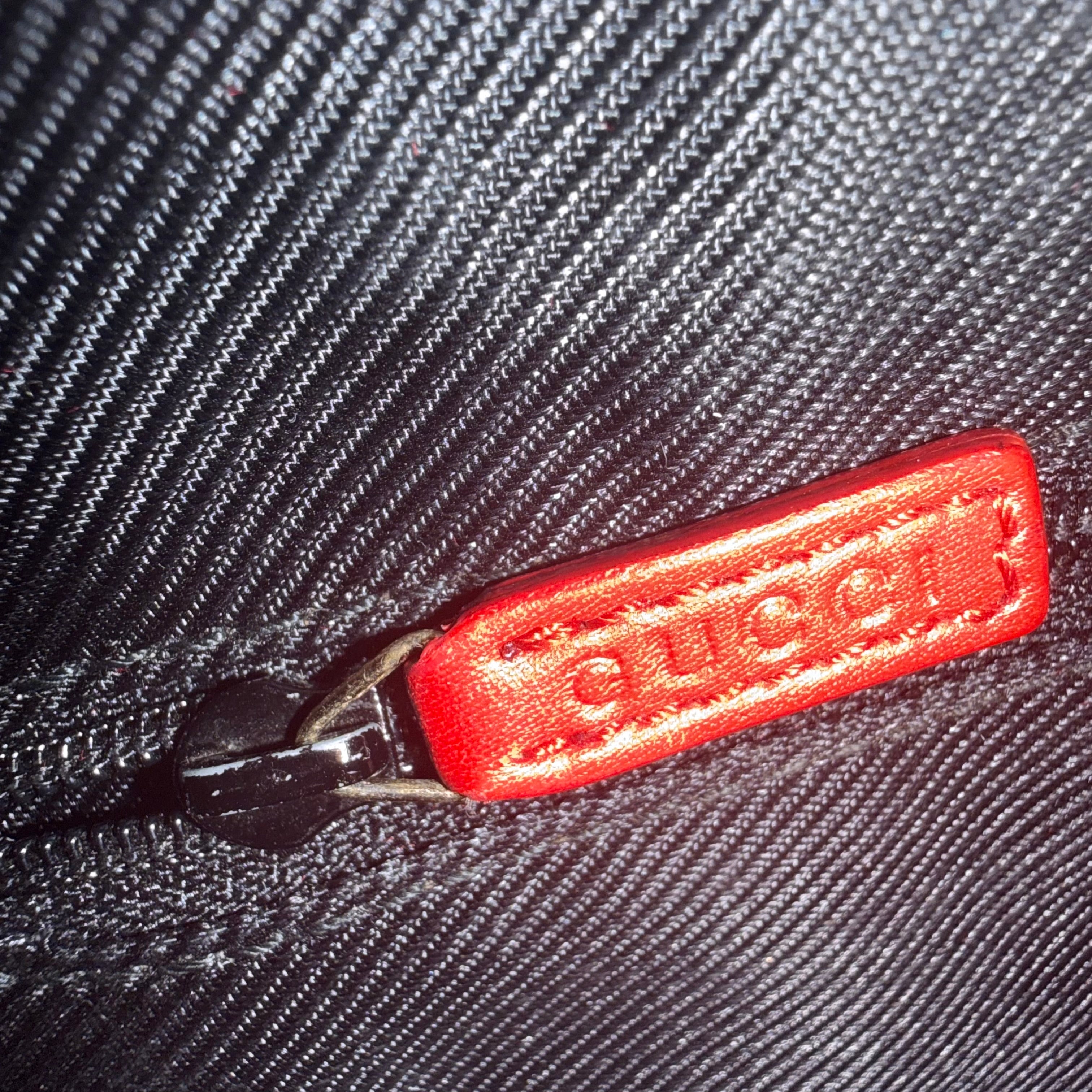 Gucci Red GG Canvas handbag