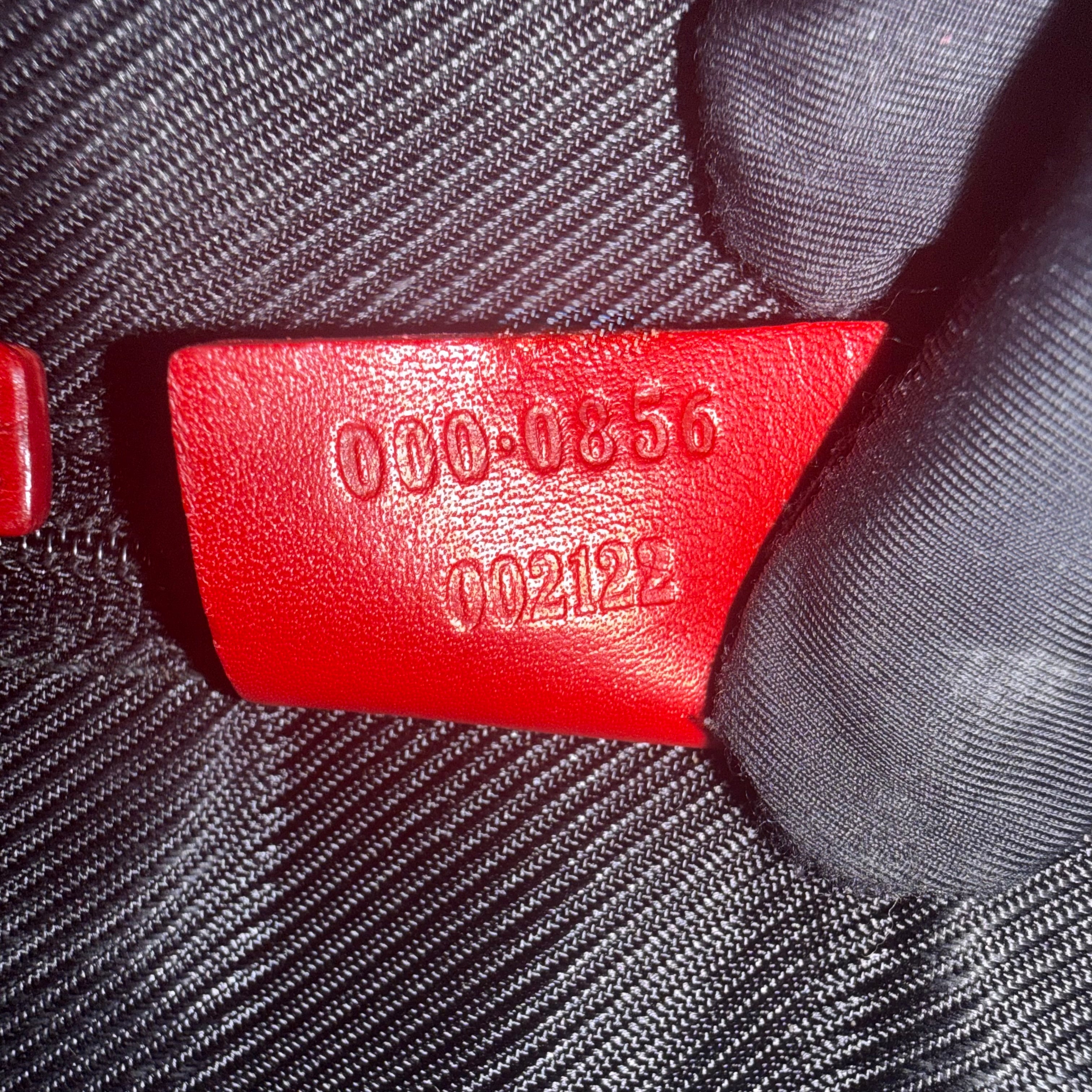 Gucci Red GG Canvas handbag