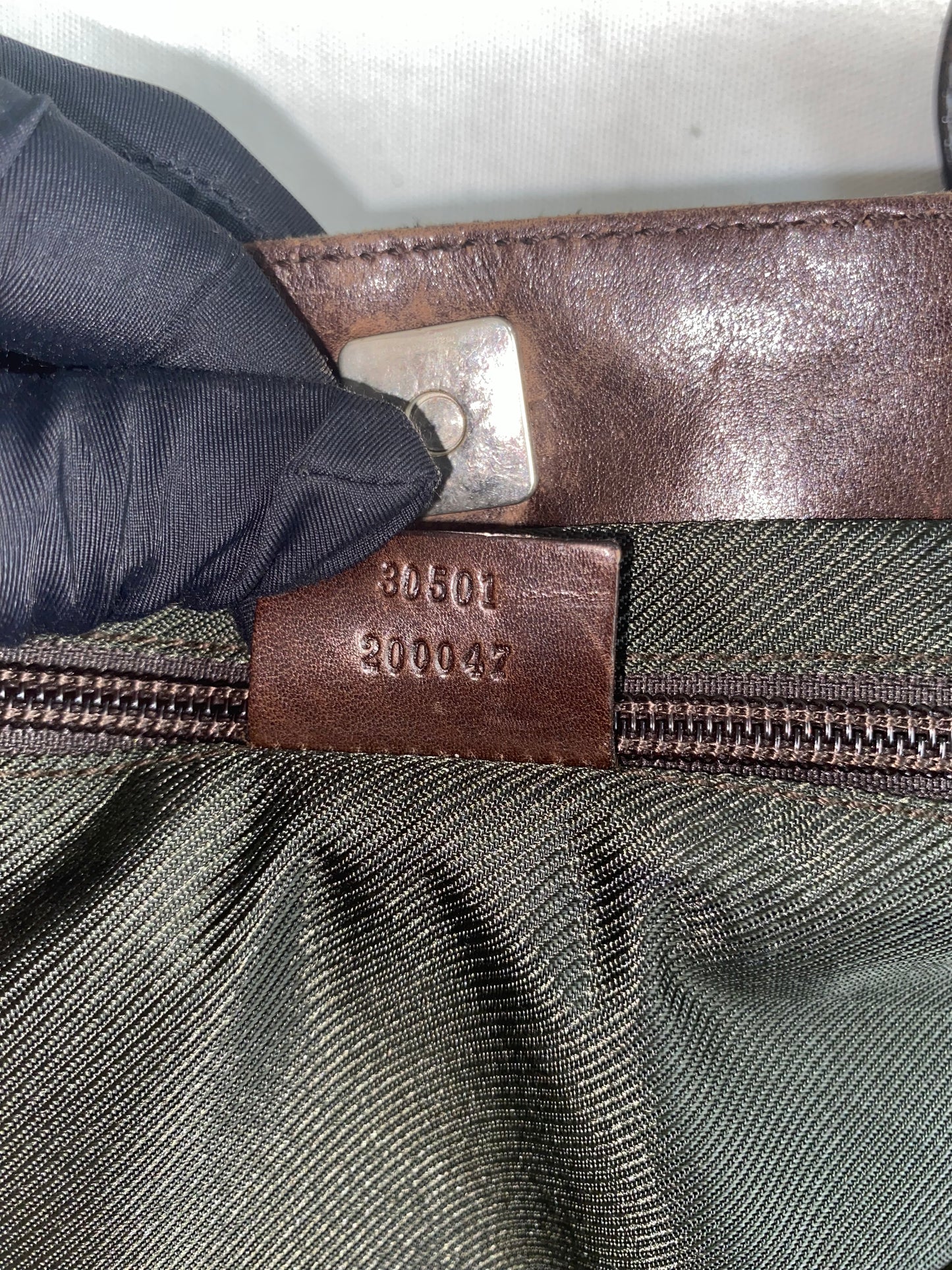 GUCCI GG Canvas Handbag Tote Bag