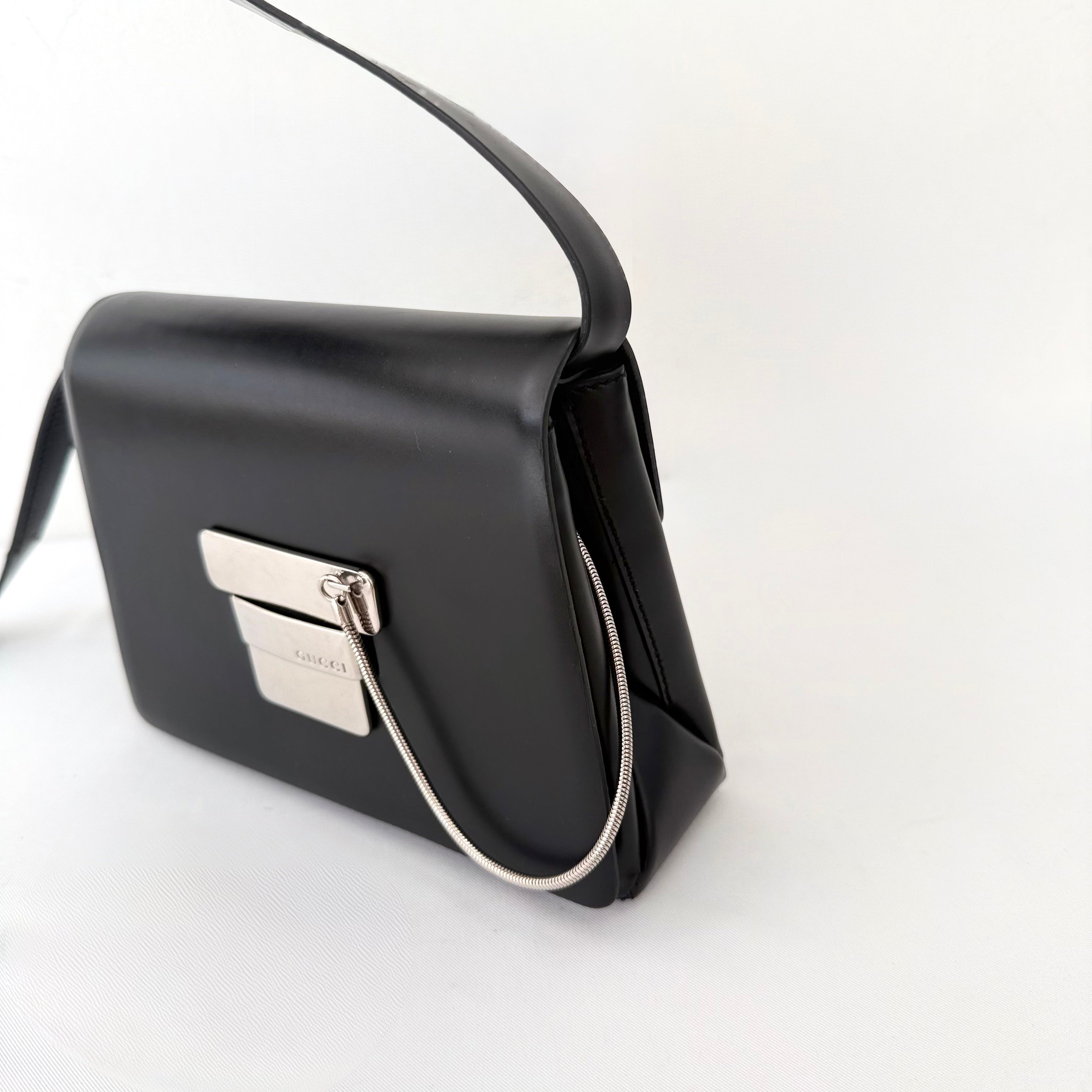 Gucci Vintage Black Leather