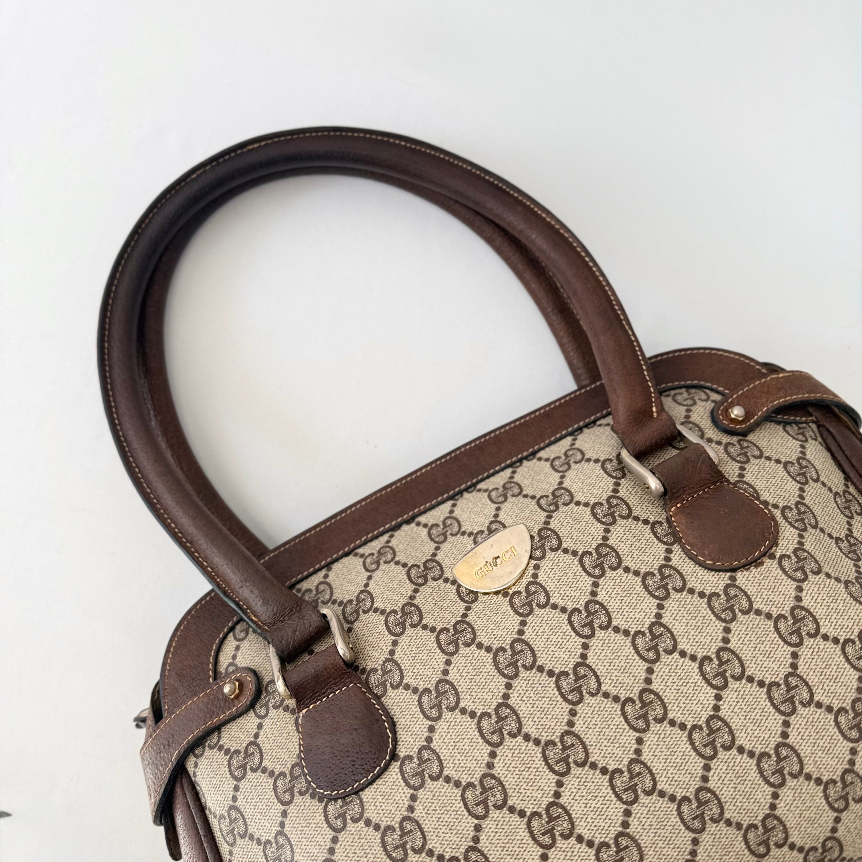 Gucci GG Plus Top Handle Bag Vintage