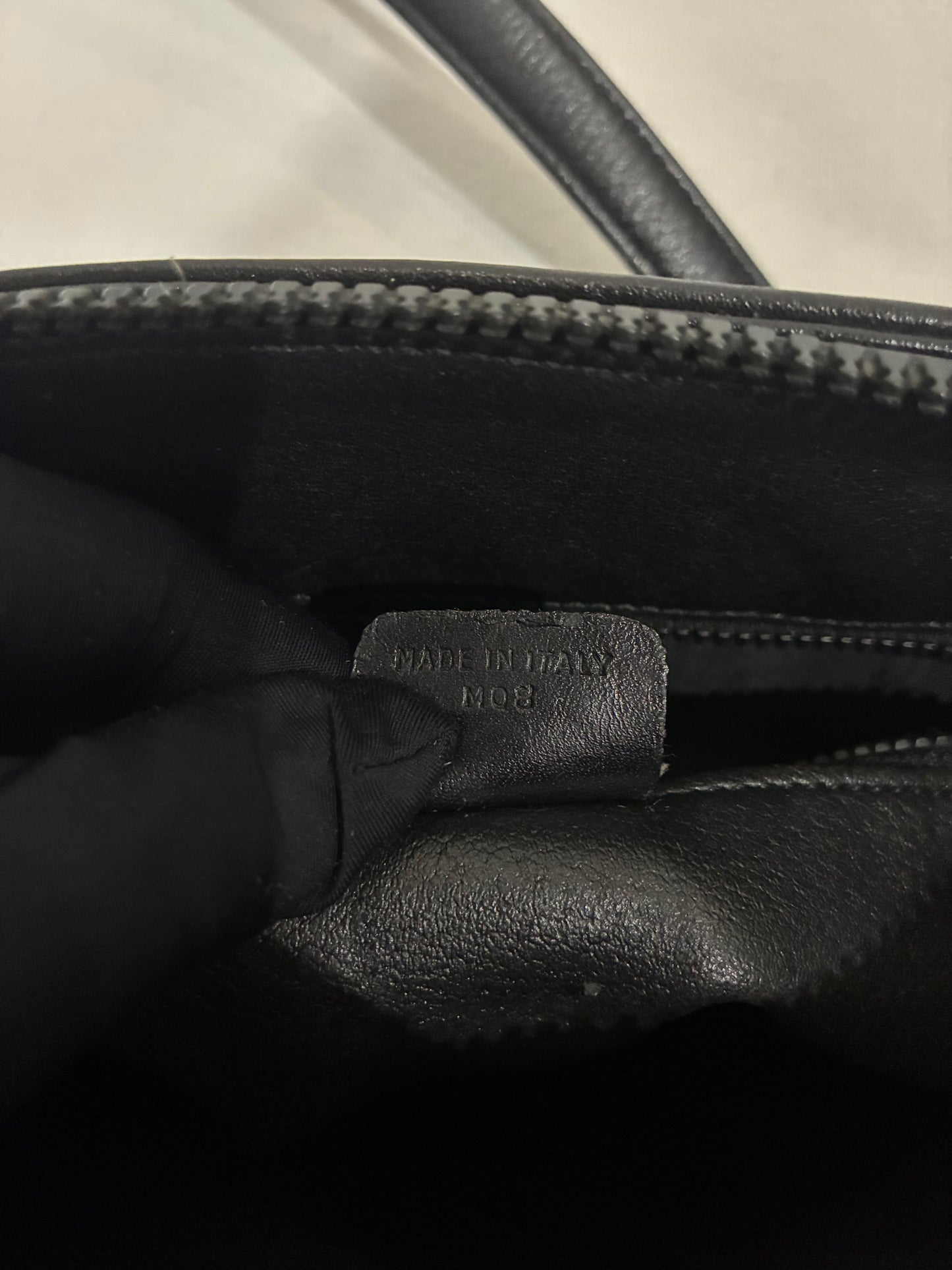 Celine Black Leather Shoulder Bag