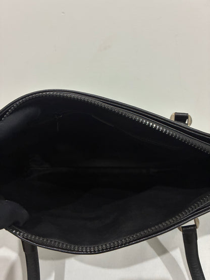 Celine Black Leather Shoulder Bag