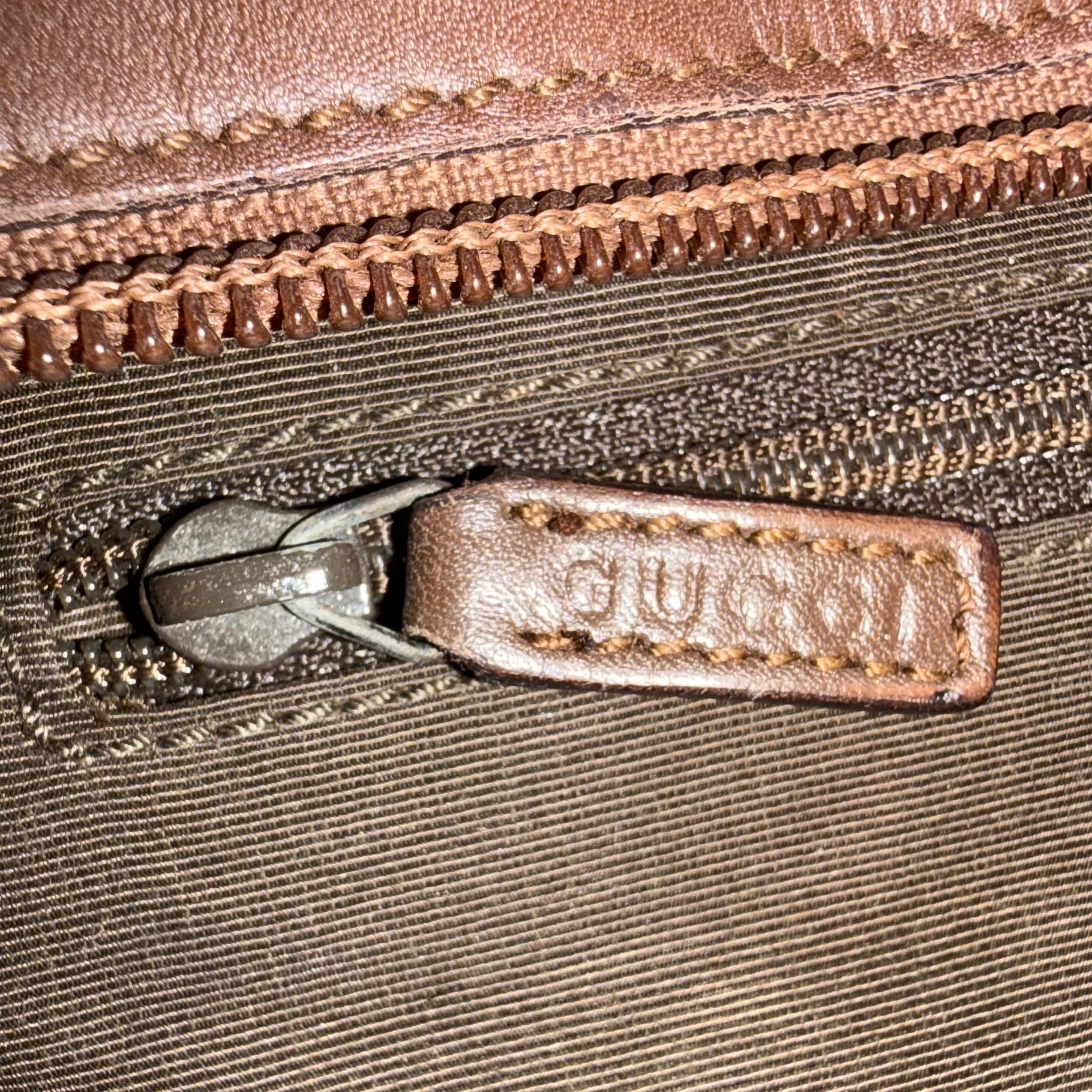(Reserved) Gucci GG Brown Monogram Canvas Tote Bag