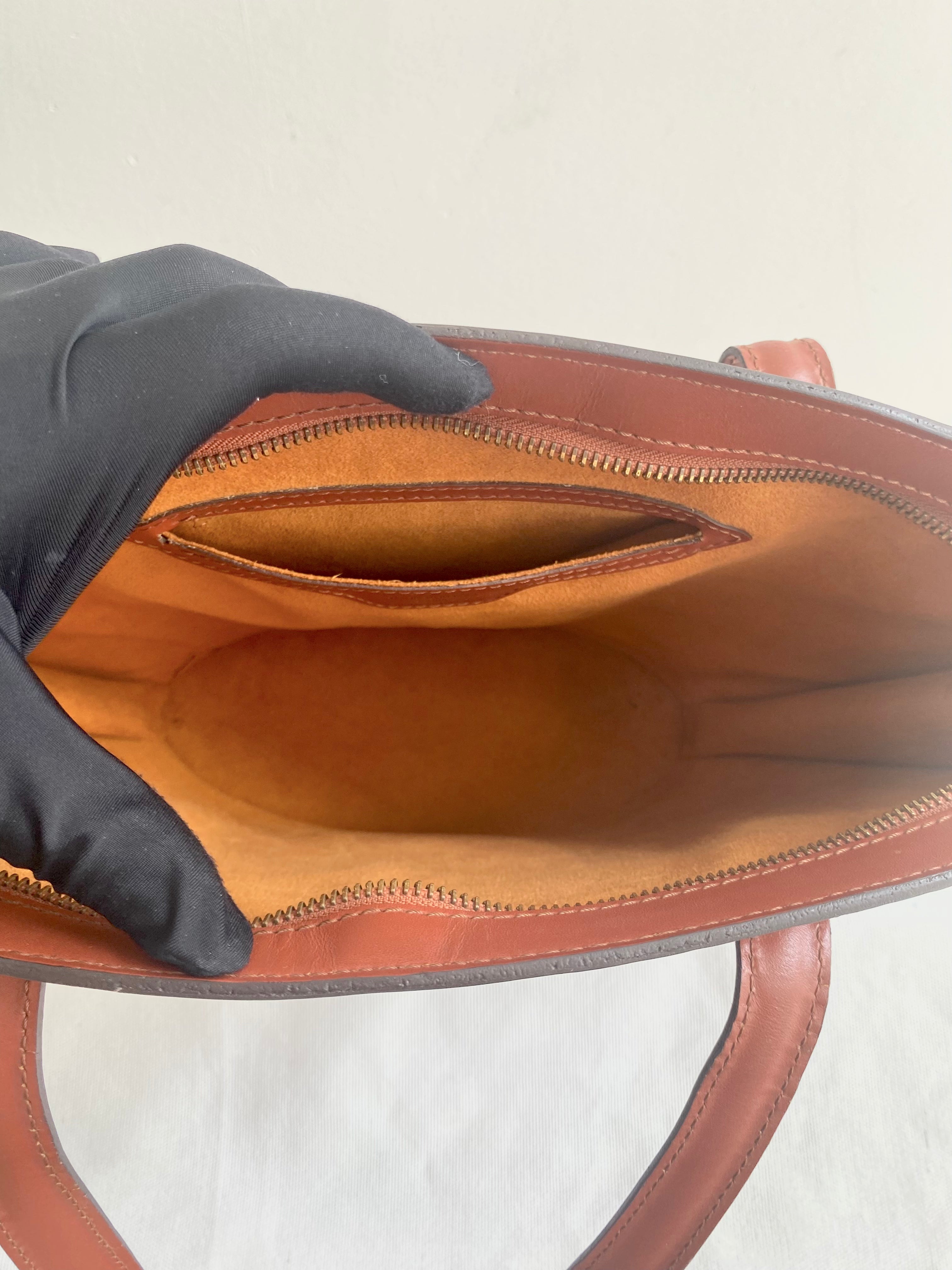 Louis Vuitton Saint Jacques Shoulder Bag Brown Epi Leather