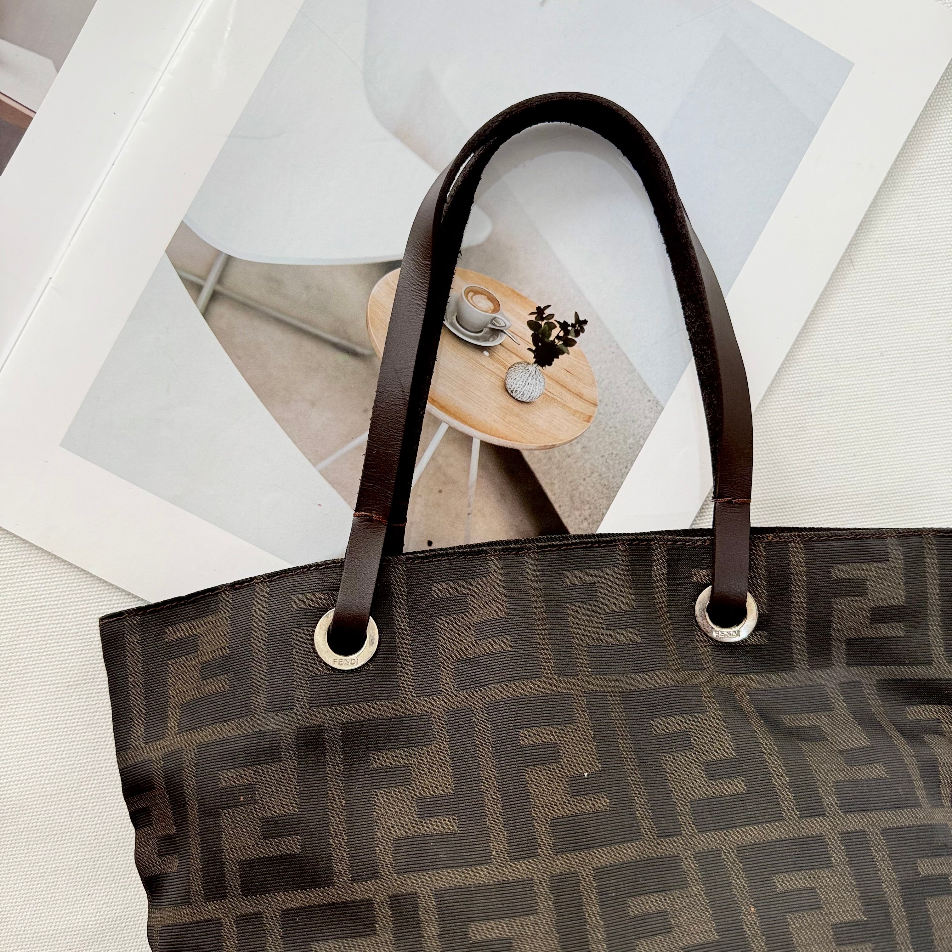 Fendi Zucca Canvas Tote