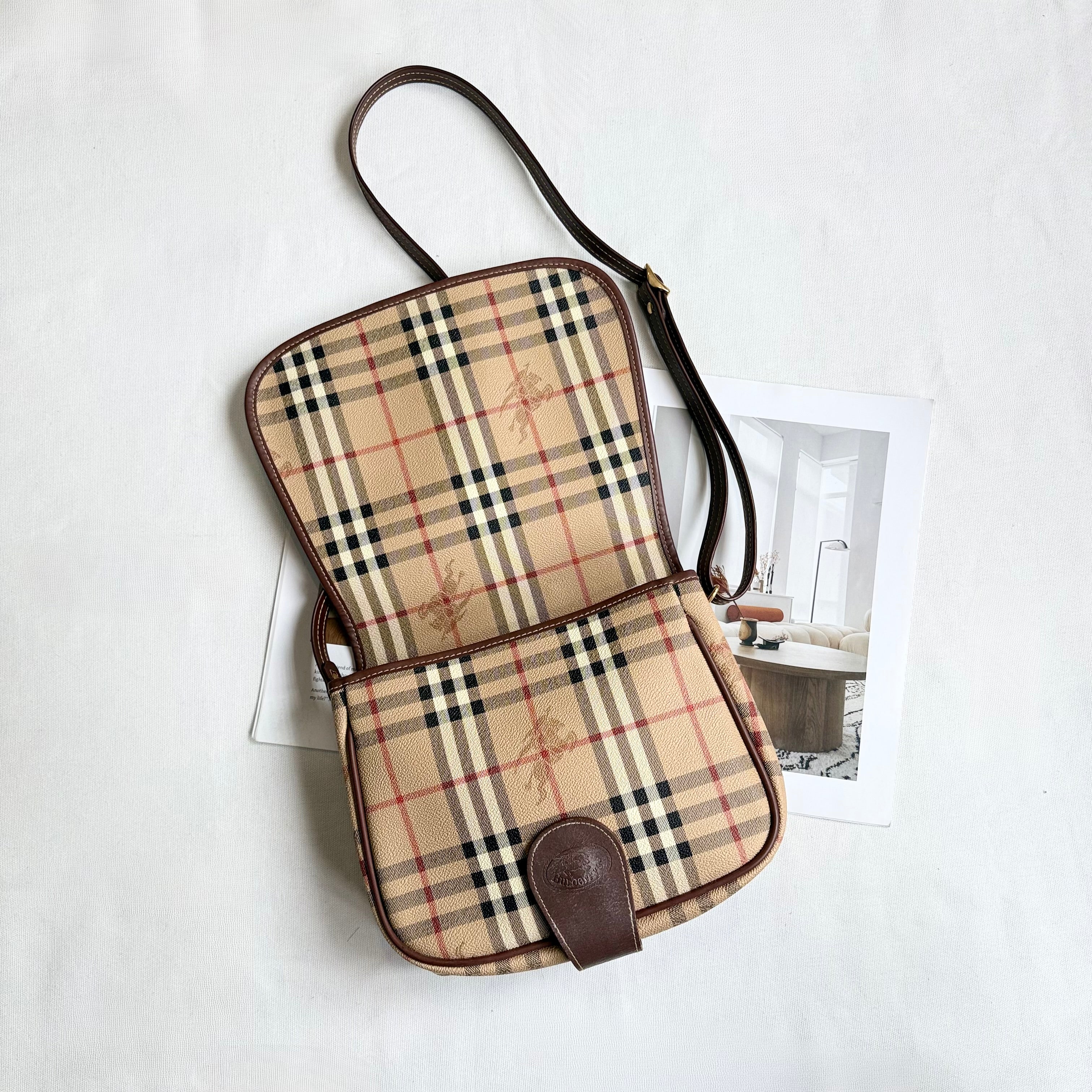 Burberry Nova Check Hayamarket Crossbody