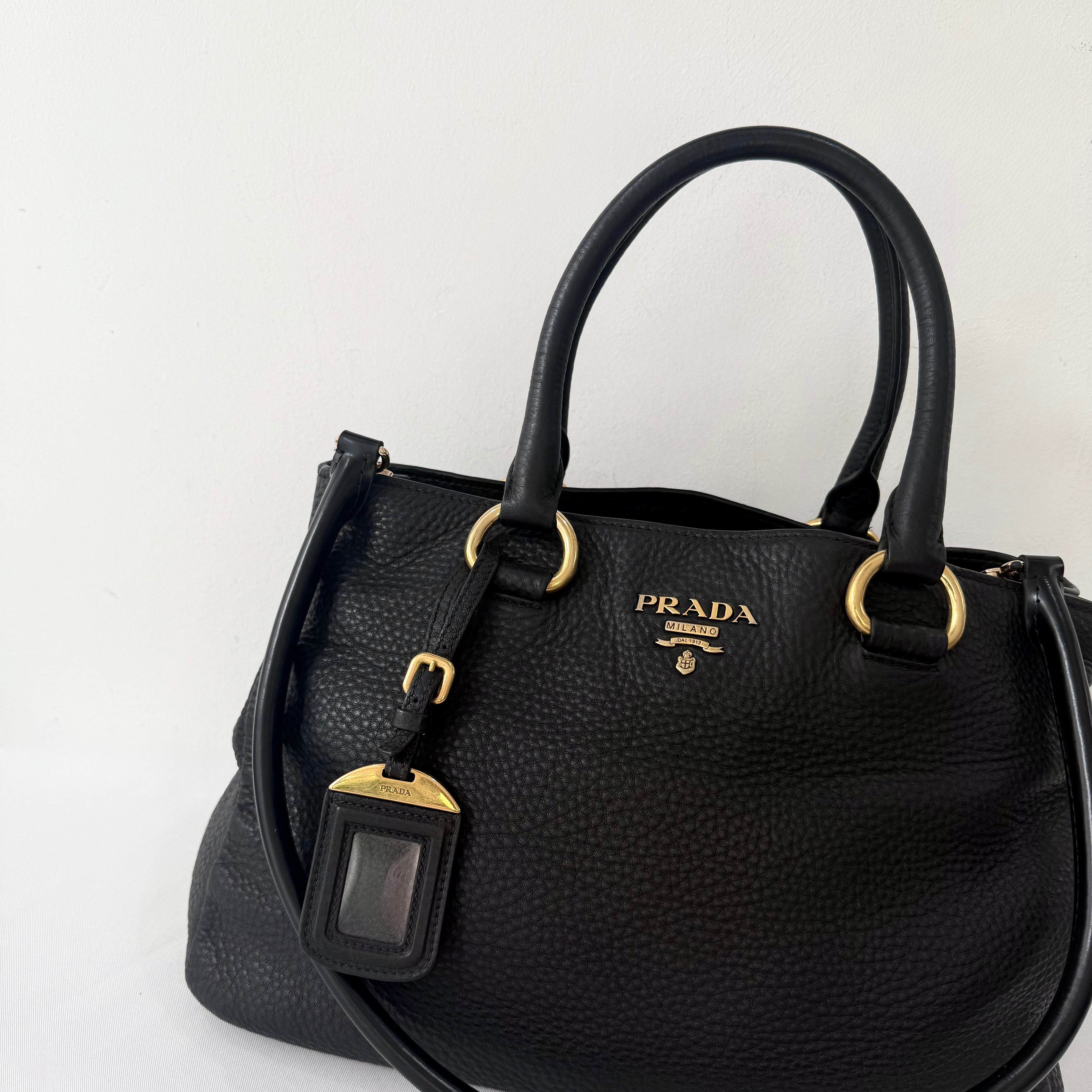 Prada Vitello Daino Tote