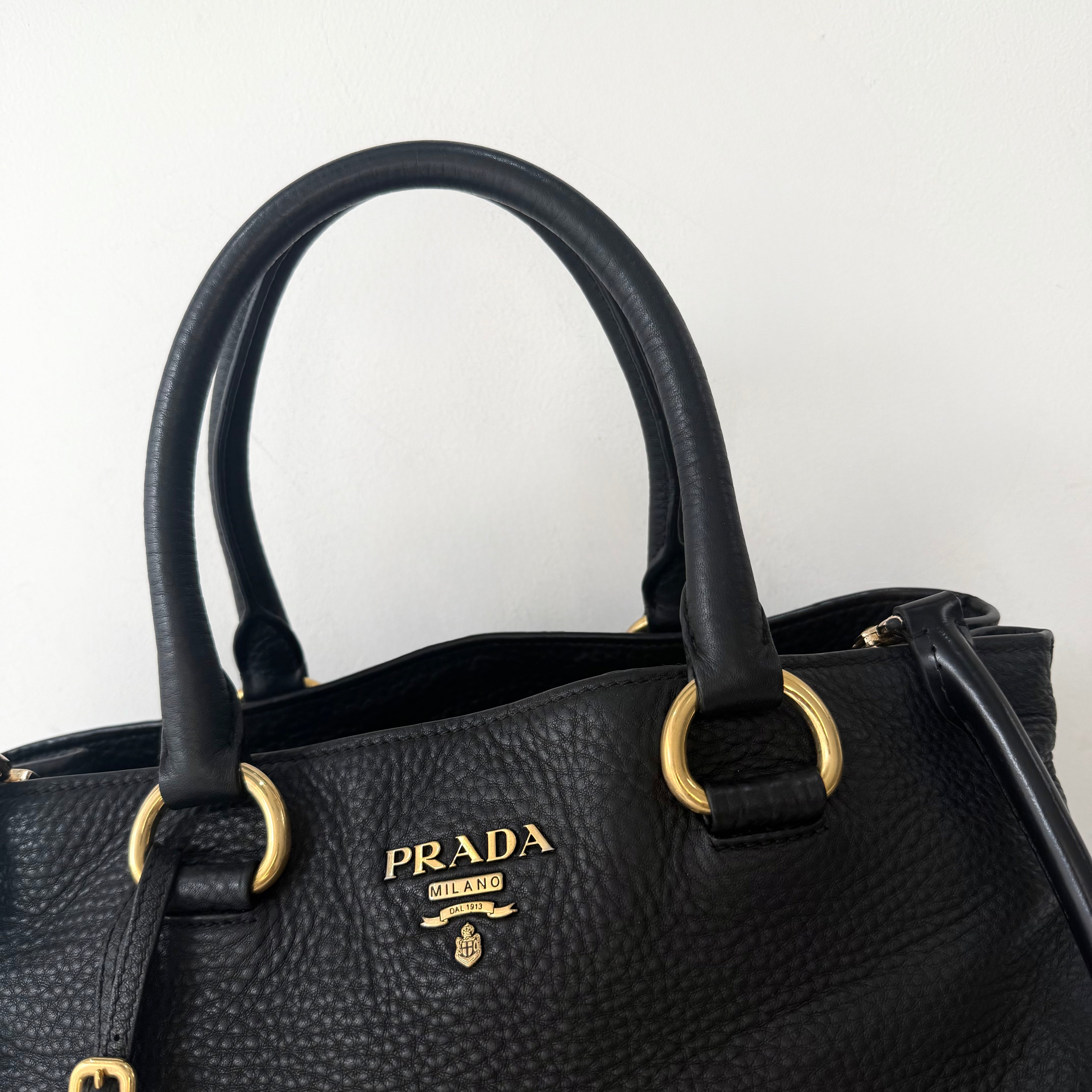 Prada Vitello Daino Tote