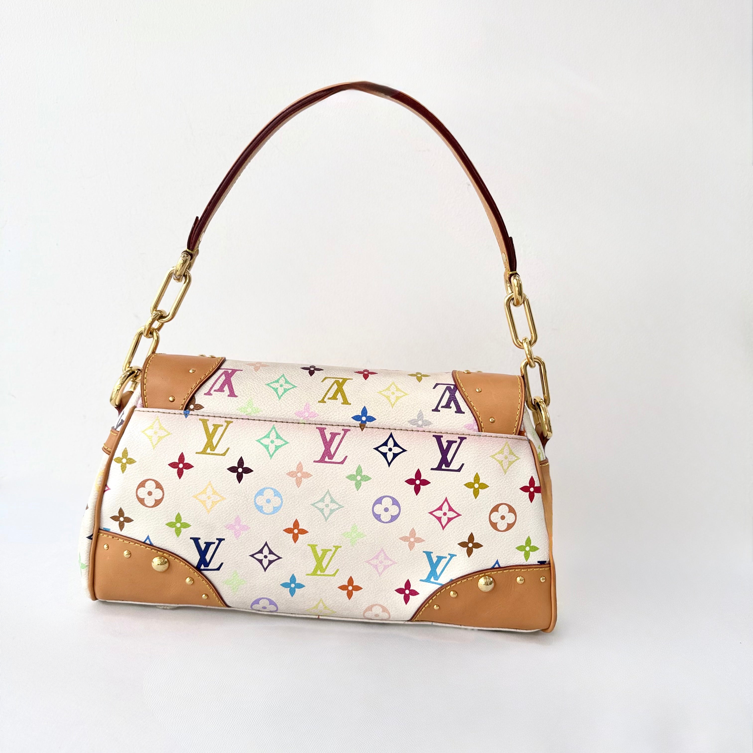 Louis Vuitton Takashi Murakami Beverly MM Shoulder Bag