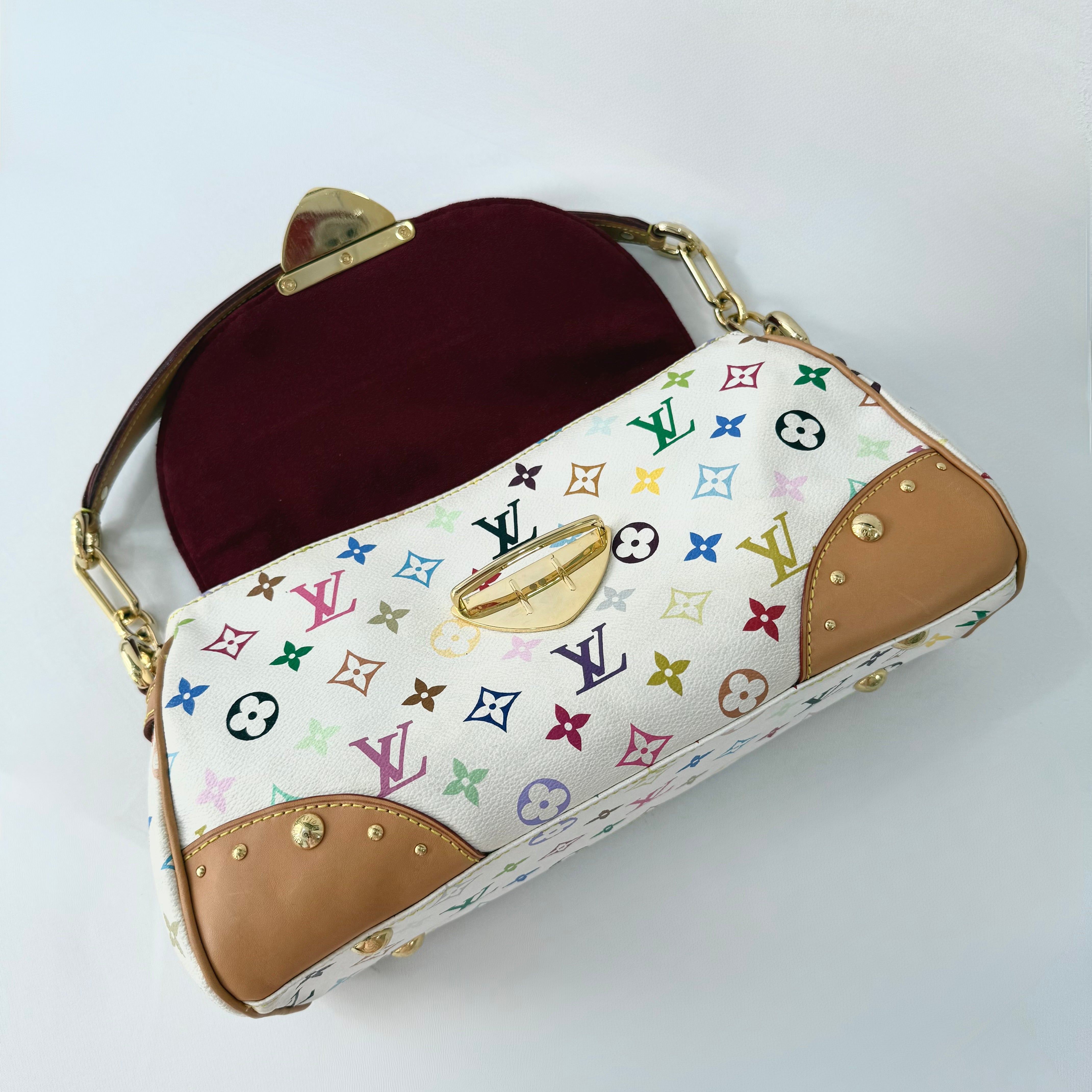 Louis Vuitton Takashi Murakami Beverly MM Shoulder Bag