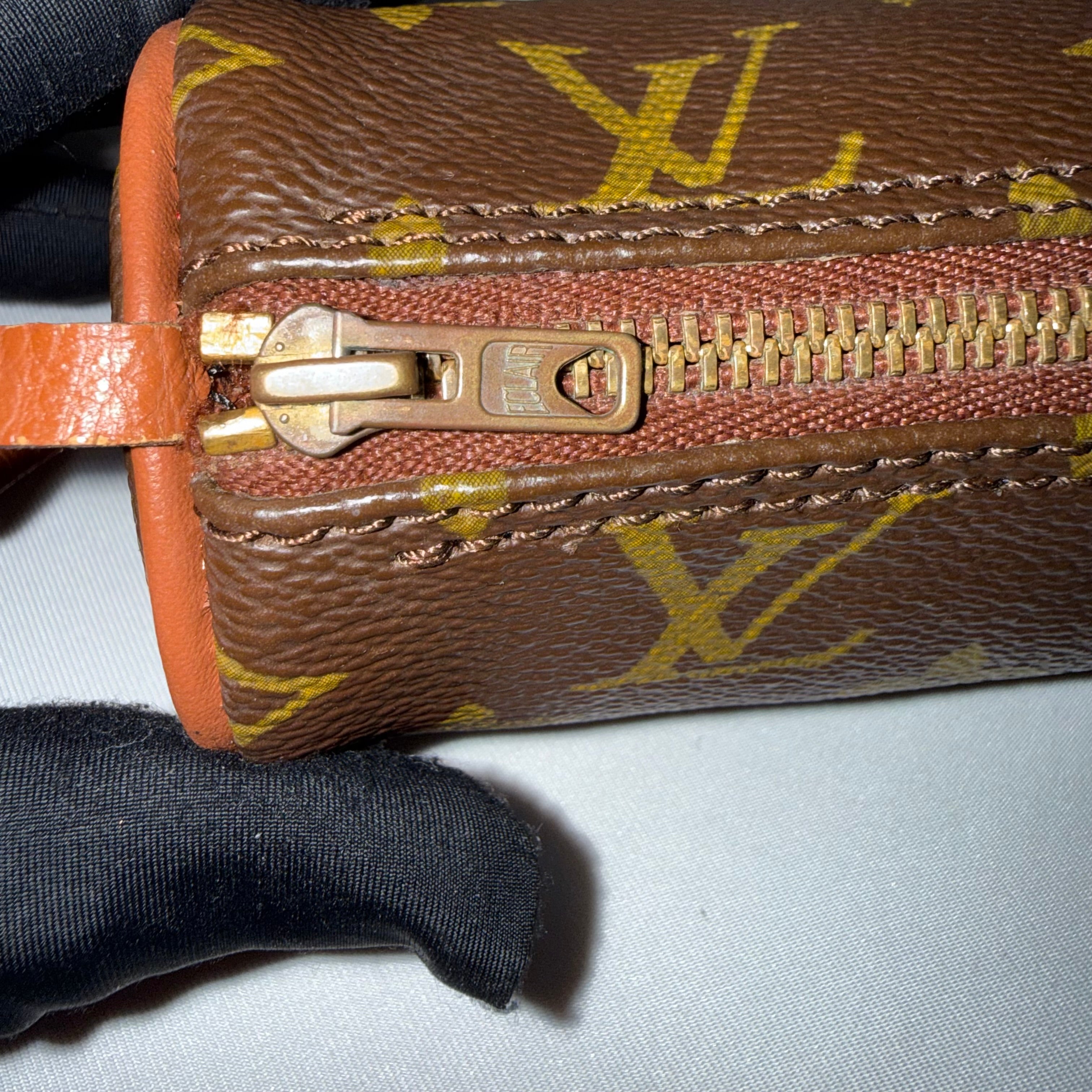 LOUIS VUITTON Monogram Canvas Mini Papillon Pochette Bag
