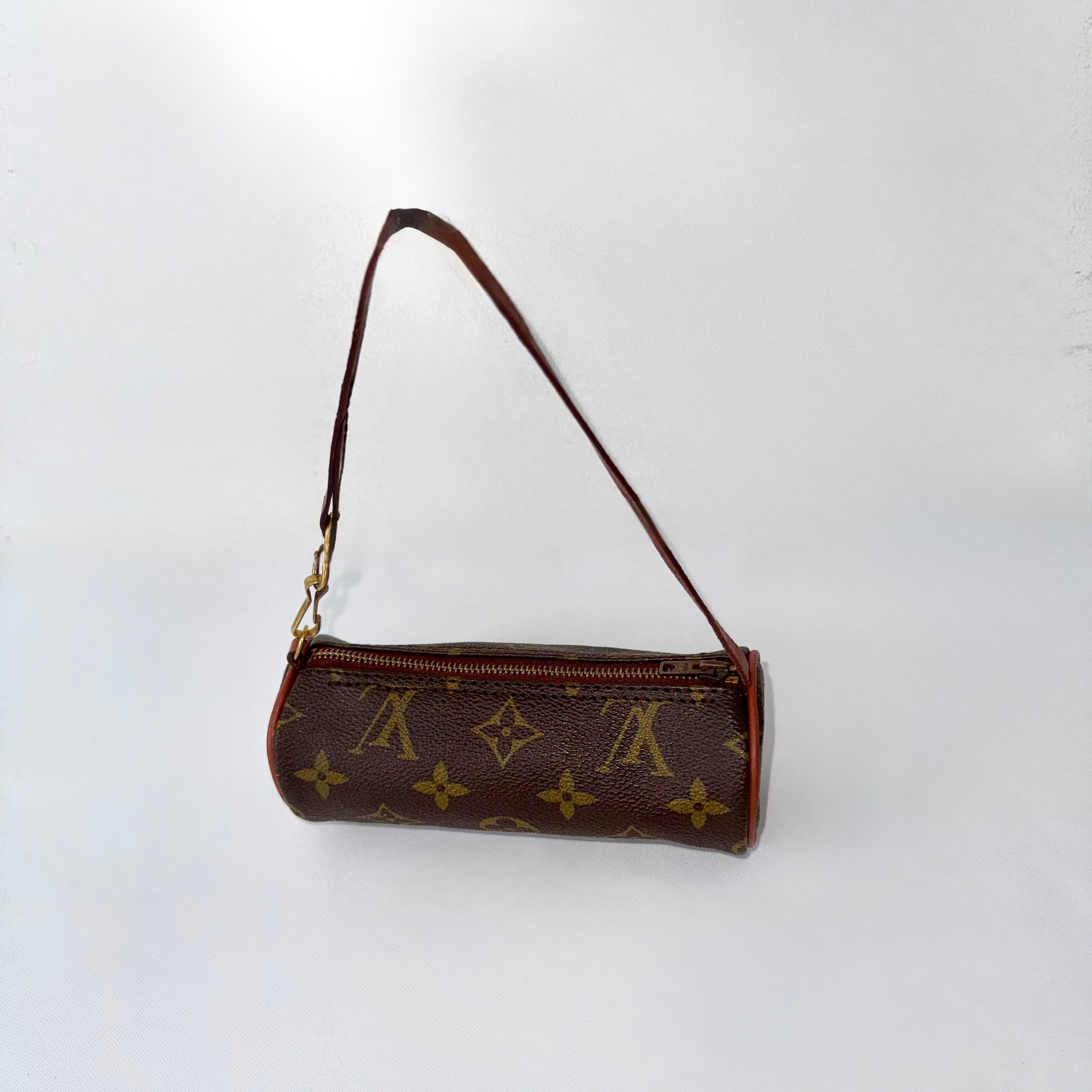 LOUIS VUITTON Monogram Canvas Mini Papillon Pochette Bag
