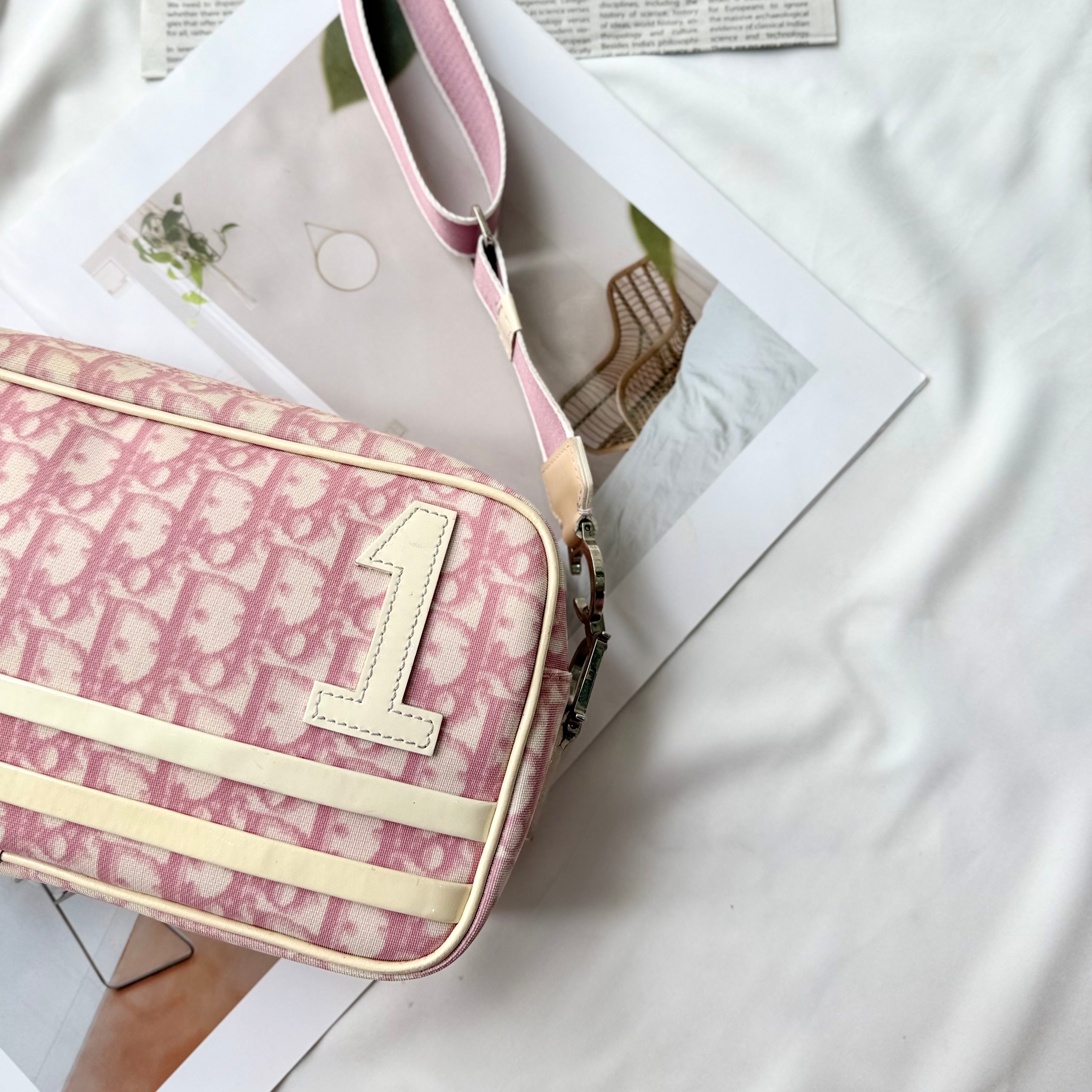 Christian Dior Diorissimo Trotter Pink Crossbody