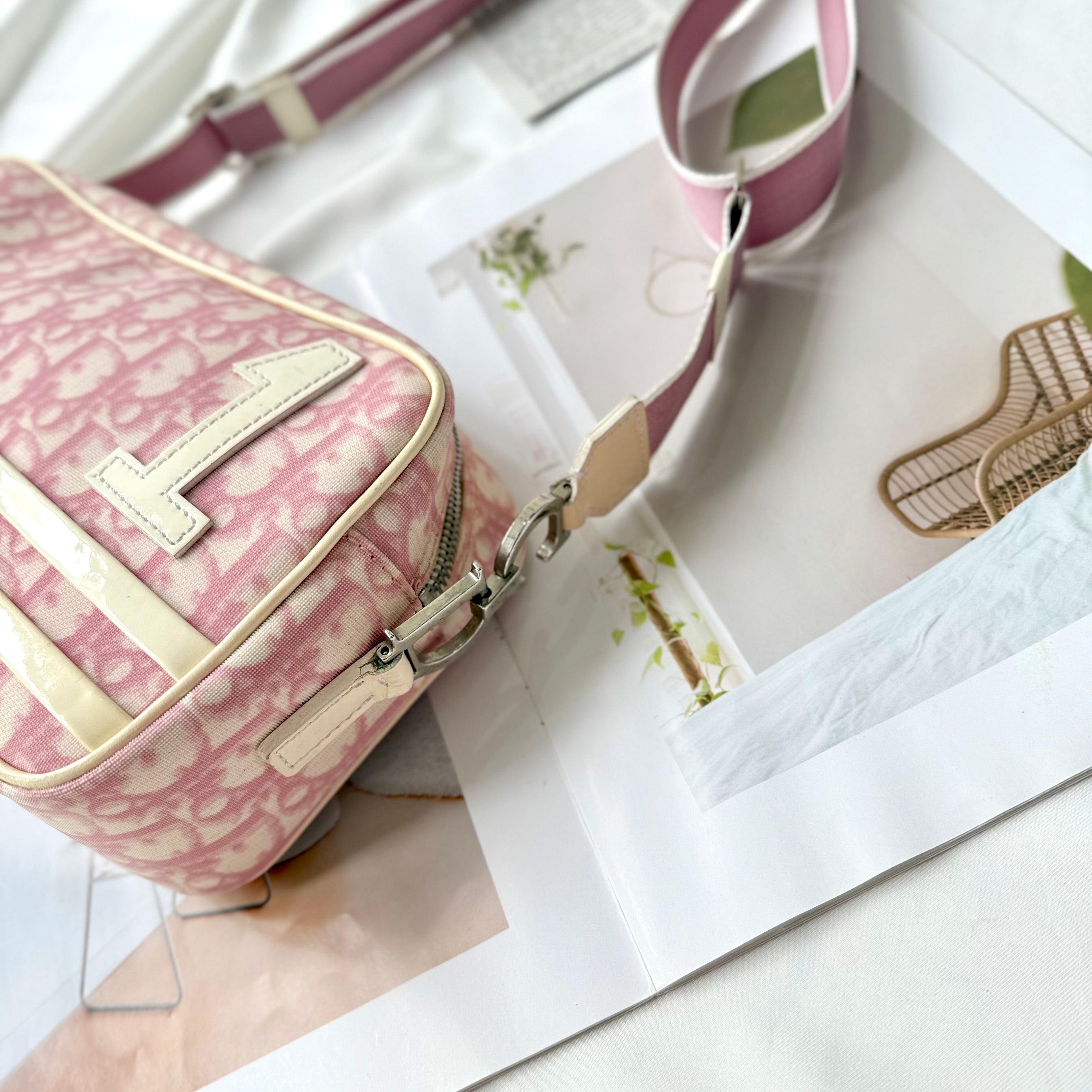 Christian Dior Diorissimo Trotter Pink Crossbody