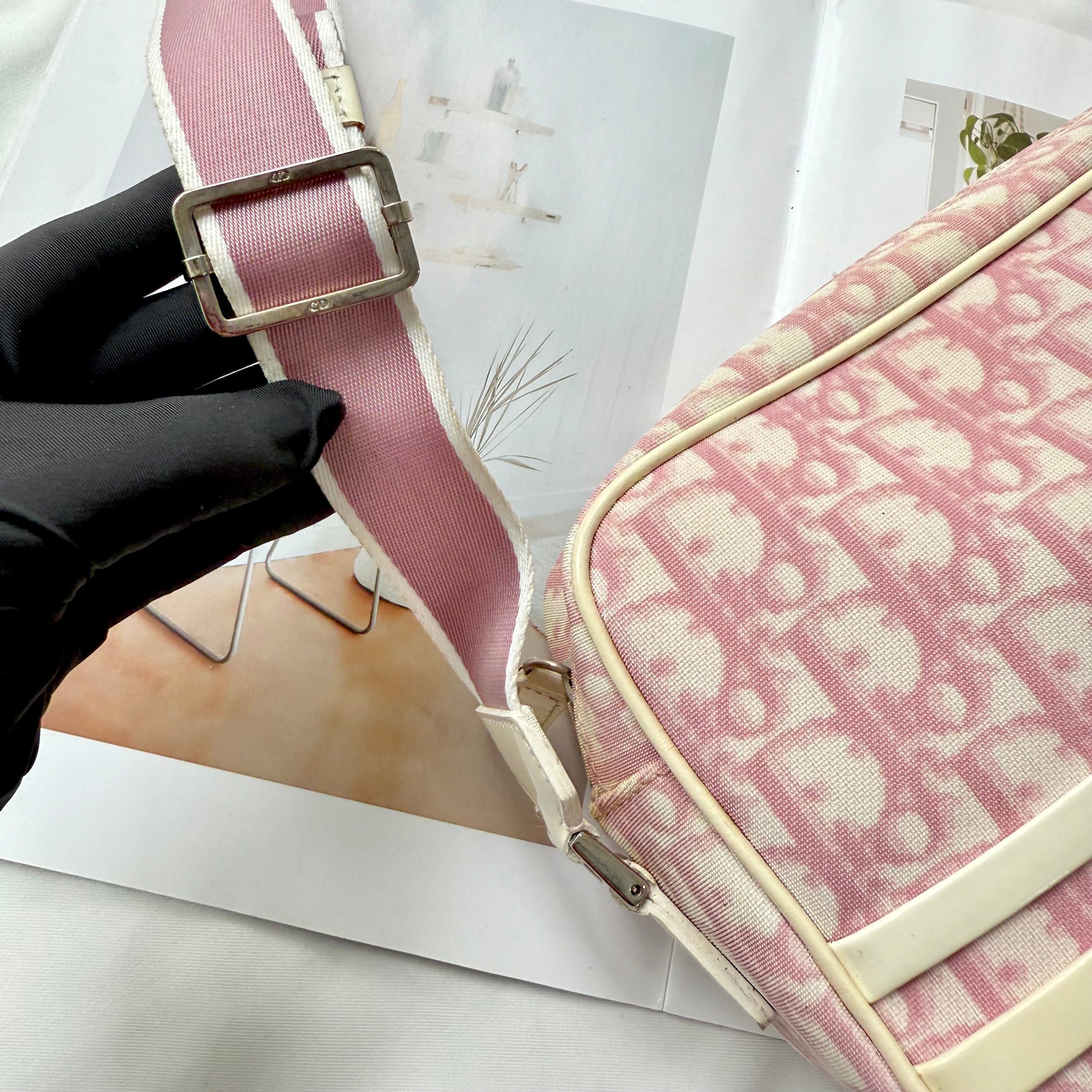 Christian Dior Diorissimo Trotter Pink Crossbody