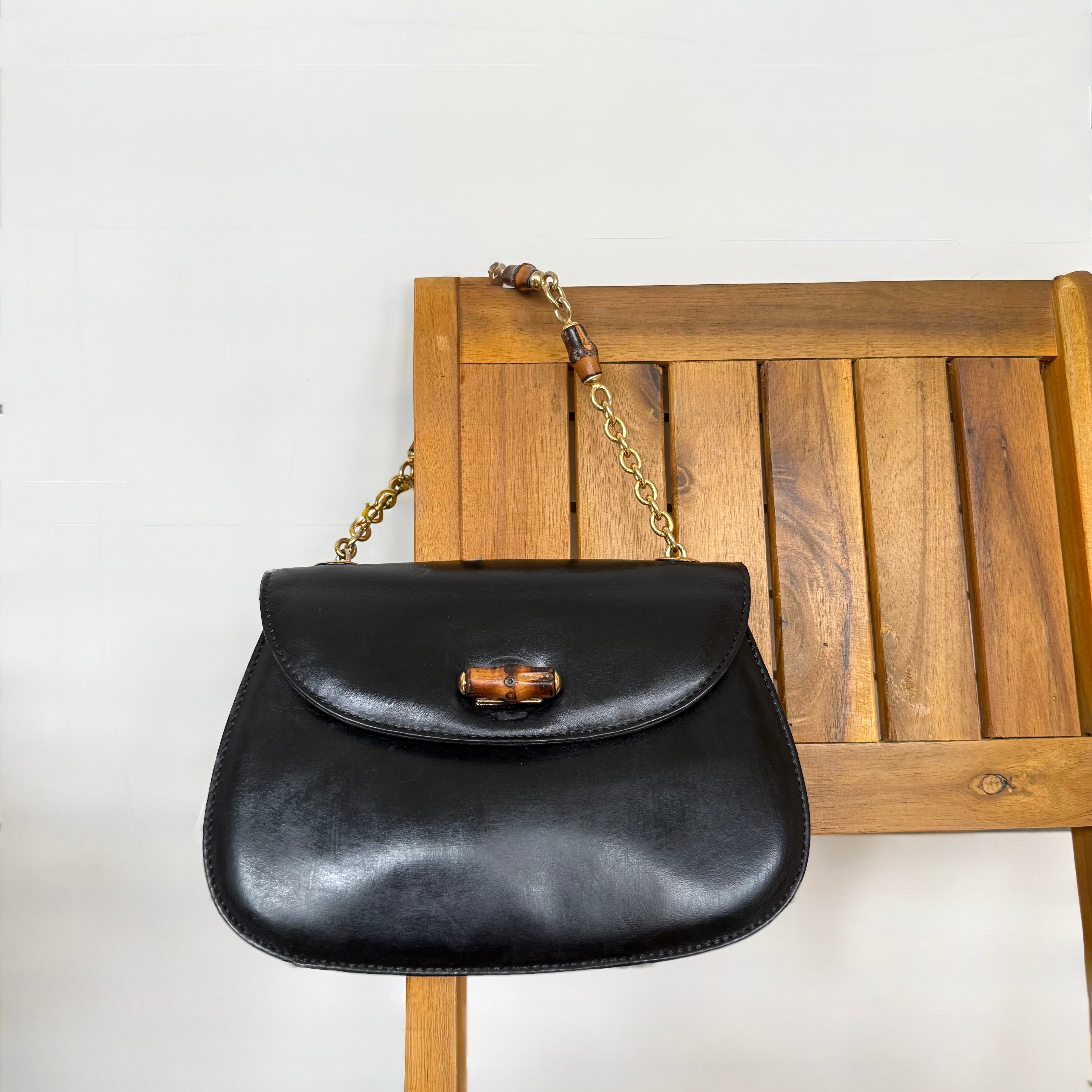 Gucci Classic Small Bamboo Top Handle Bag