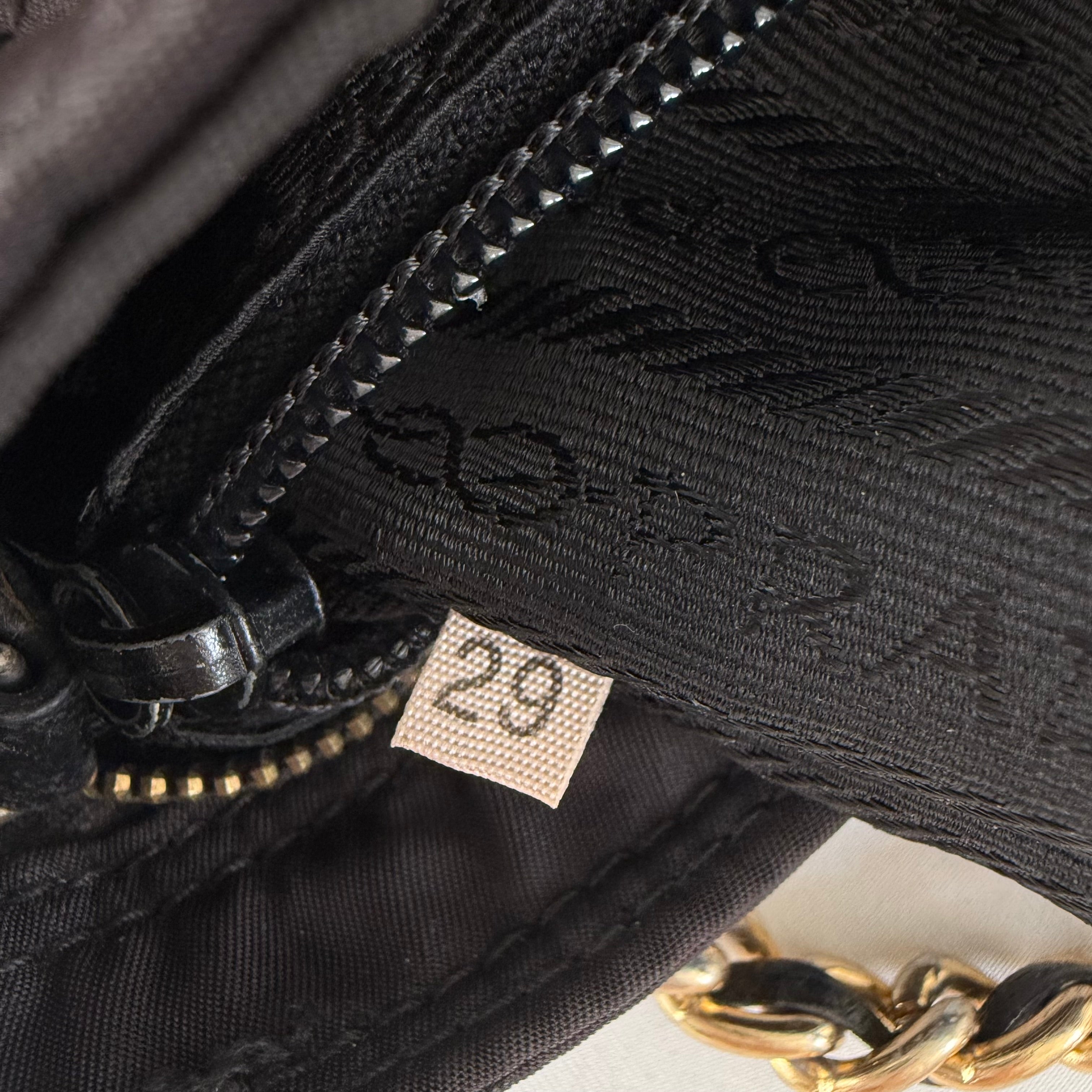 PRADA Quilted Tessuto Nylon Chain Shoulder Bag
