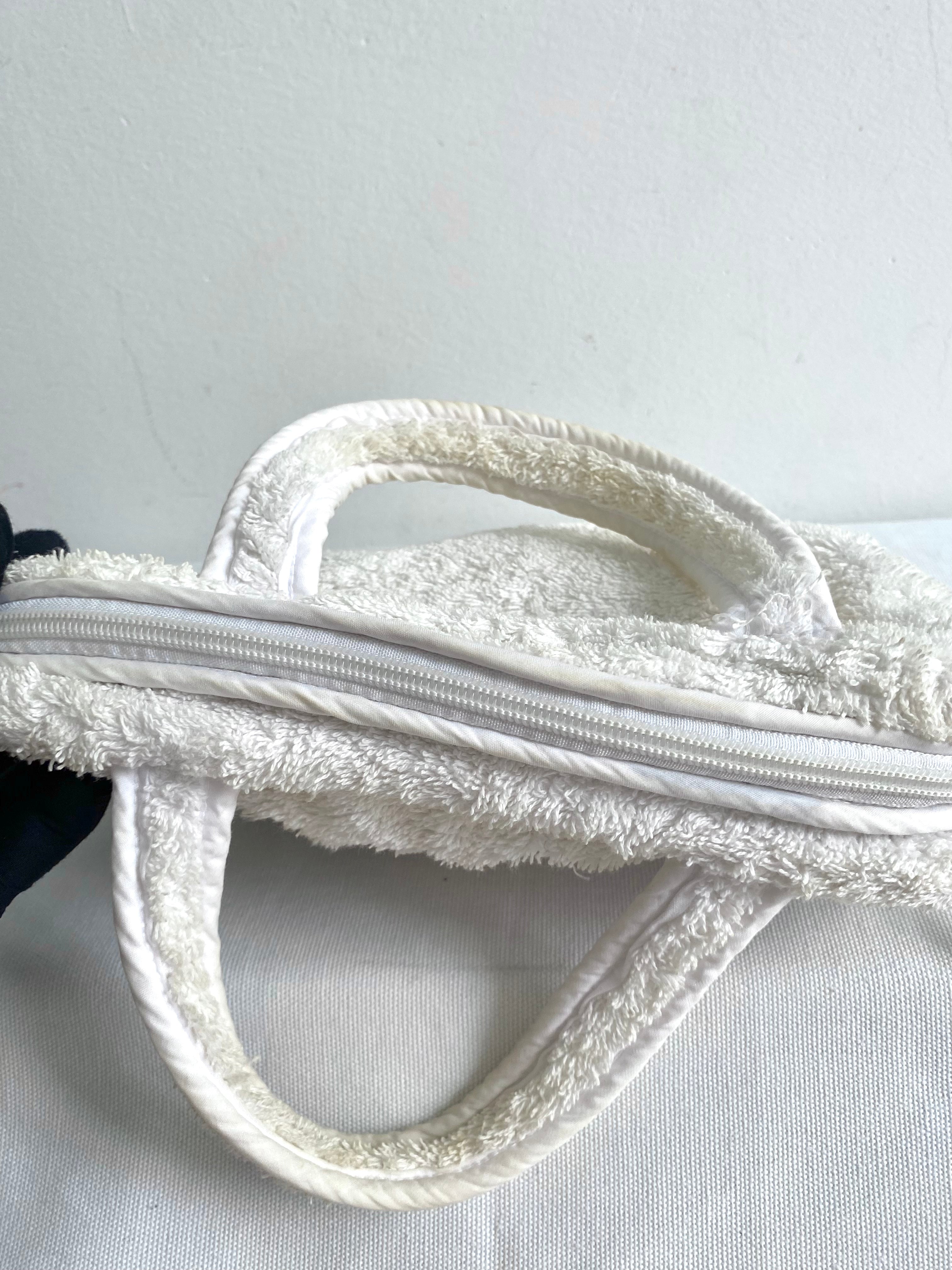 Dior Vintage Jadore Terry Cloth Hand Bag