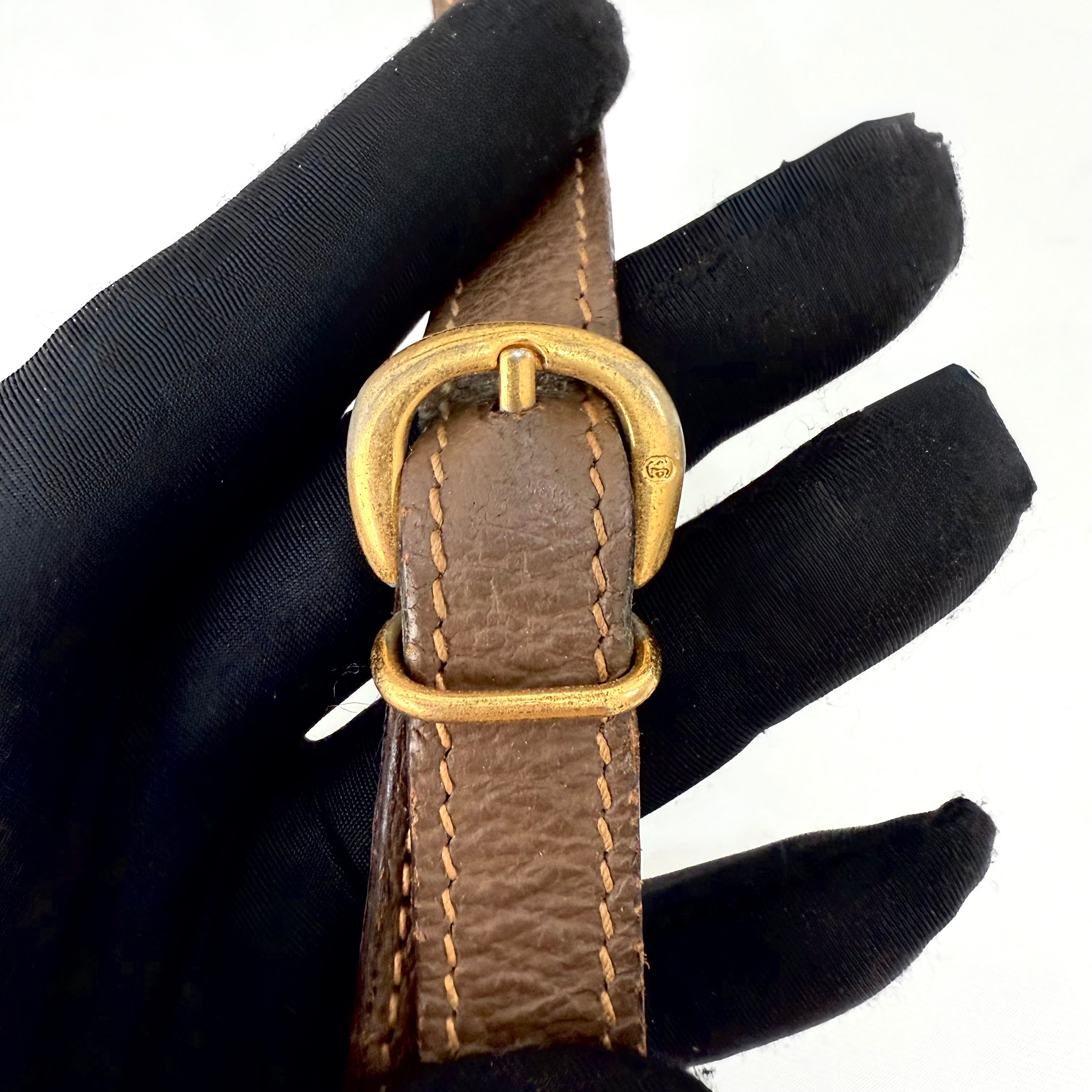 Gucci Ophidia GG Web Sherry Line Crossbody