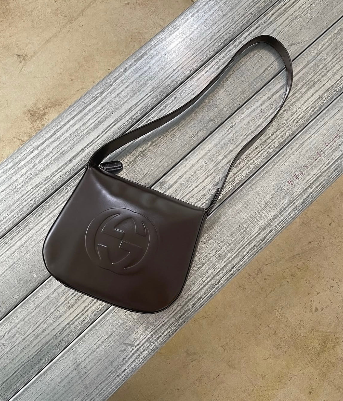 GUCCI Shoulder Bag Patent leather