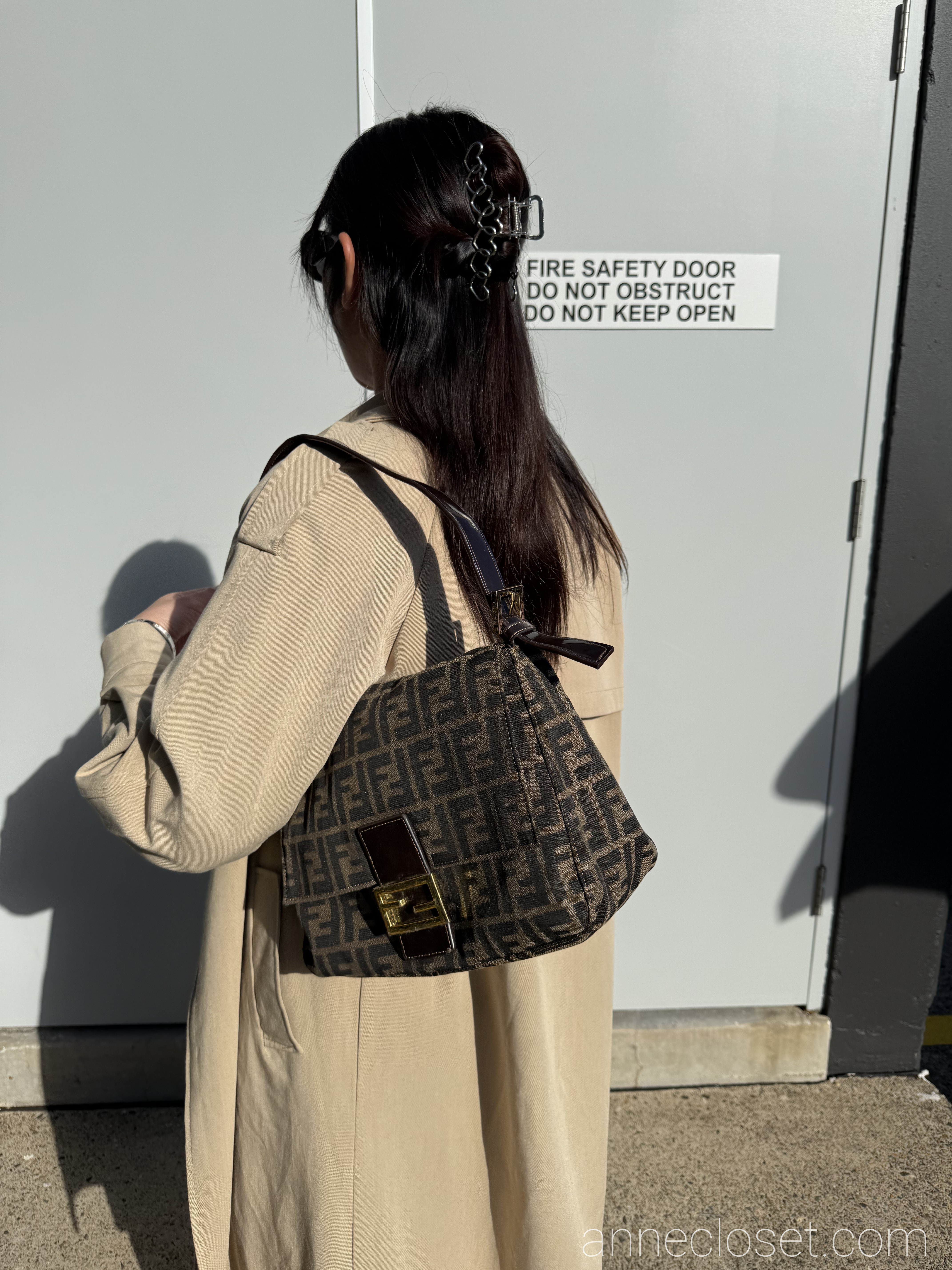Fendi Mamma Baguette Brown
