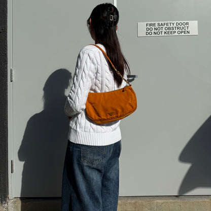 Prada Vintage Orange Shoulder Bag