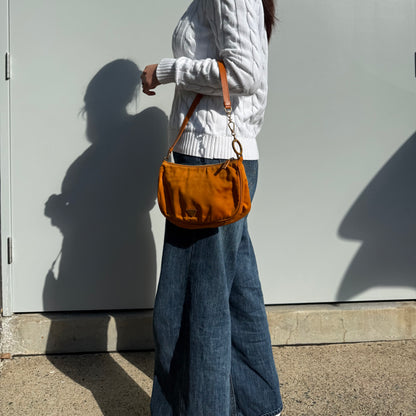Prada Vintage Orange Shoulder Bag