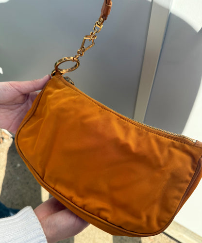 Prada Vintage Orange Shoulder Bag