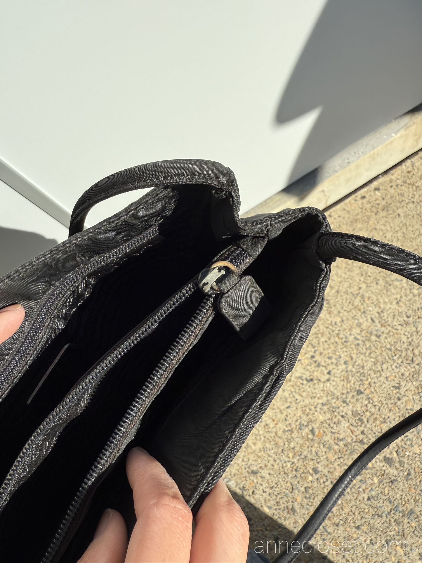 Prada Black Nylon Tote
