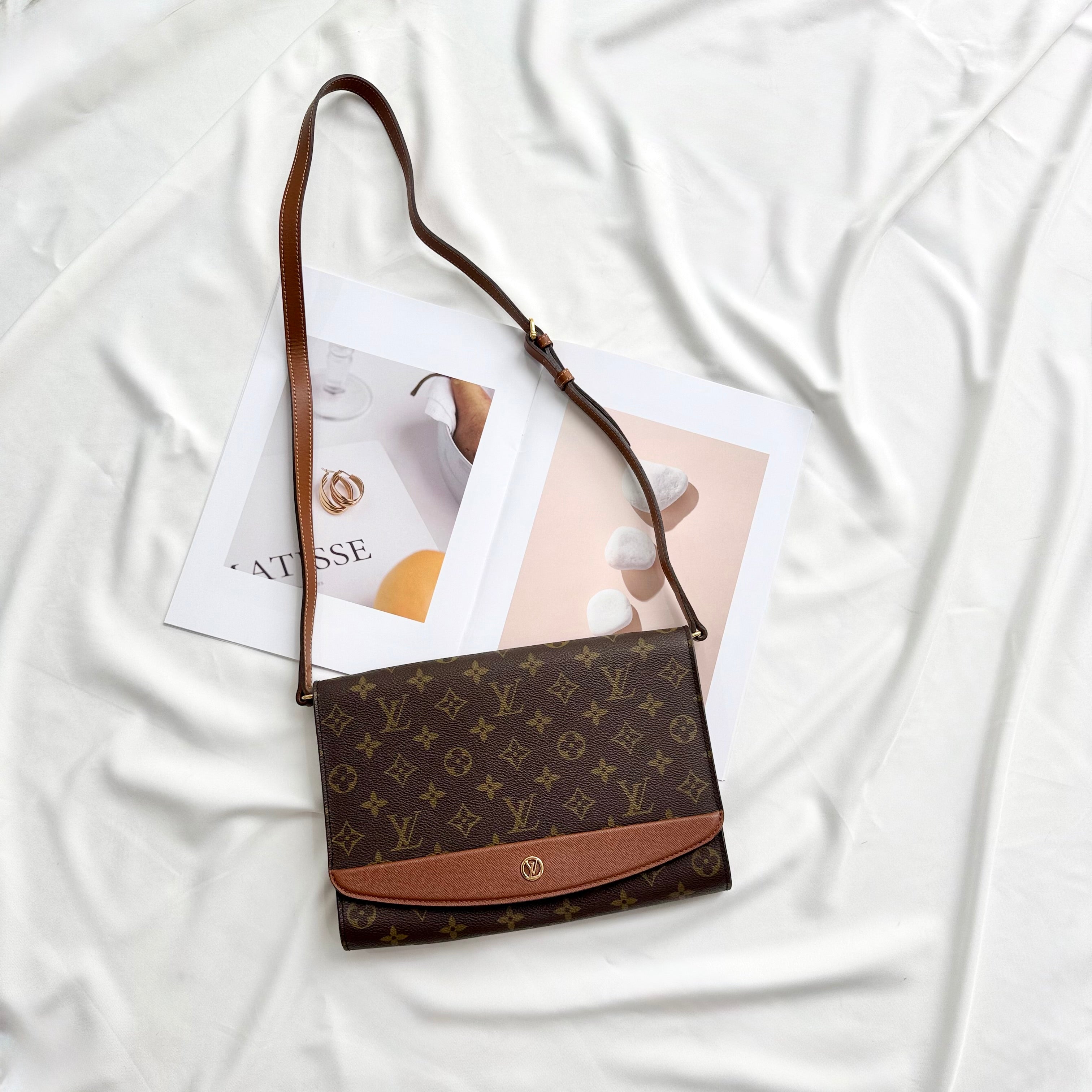 [SL] Louis Vuitton Monogram Bordeaux Shoulder Bag