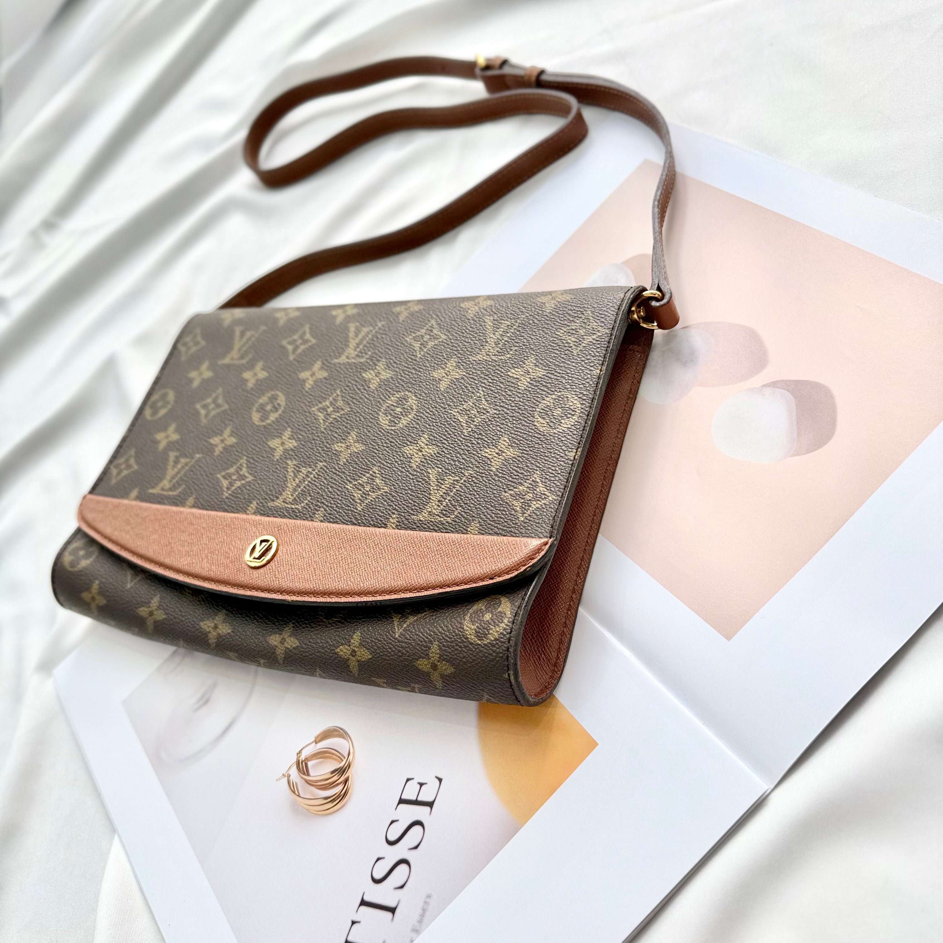 [SL] Louis Vuitton Monogram Bordeaux Shoulder Bag