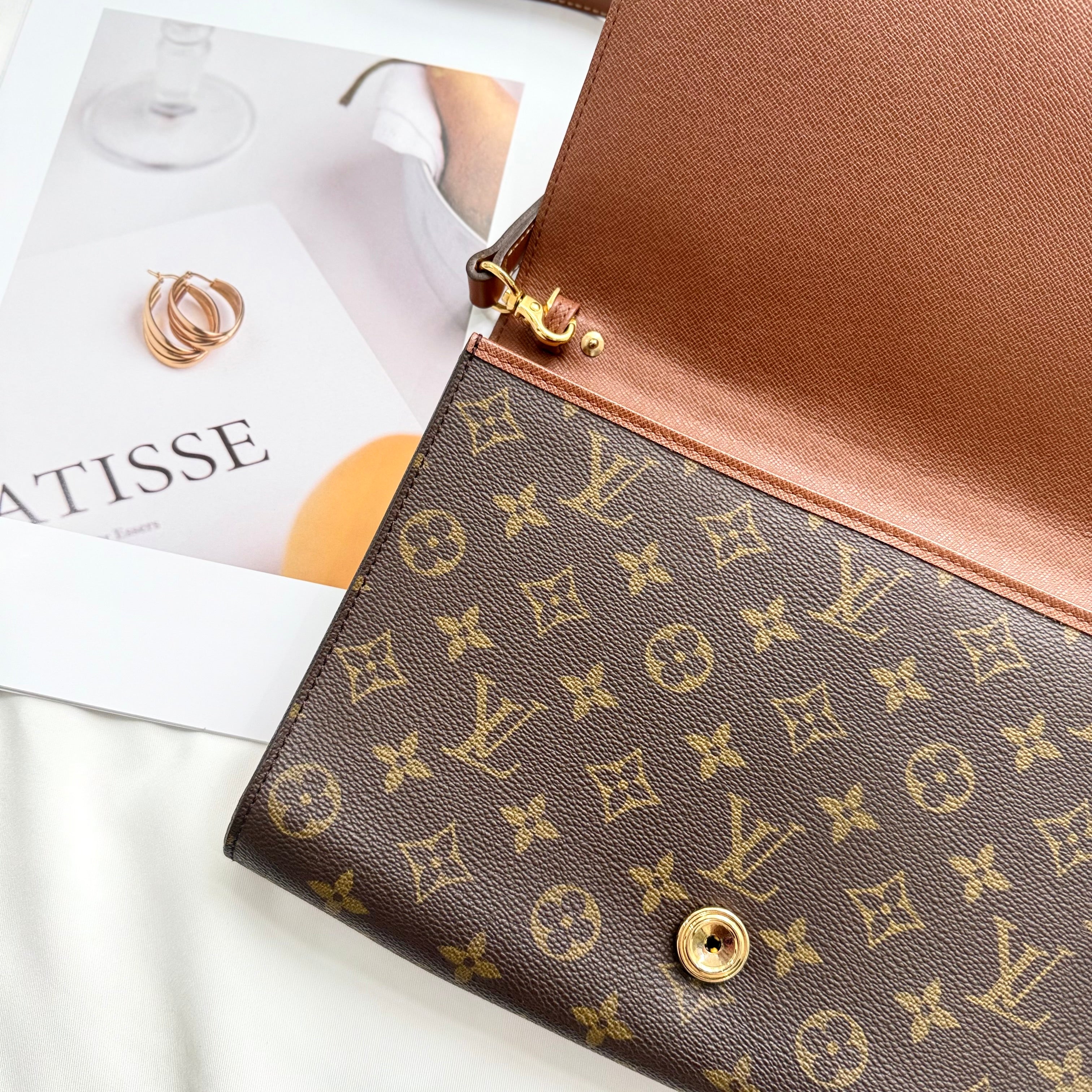 [SL] Louis Vuitton Monogram Bordeaux Shoulder Bag