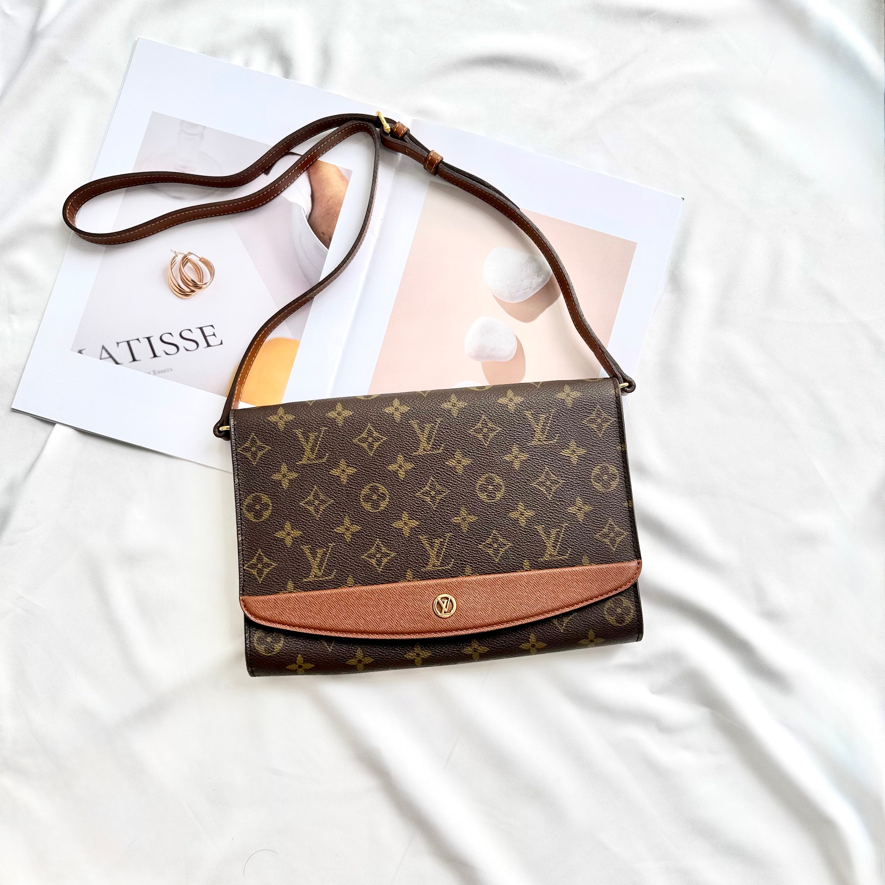 [SL] Louis Vuitton Monogram Bordeaux Shoulder Bag