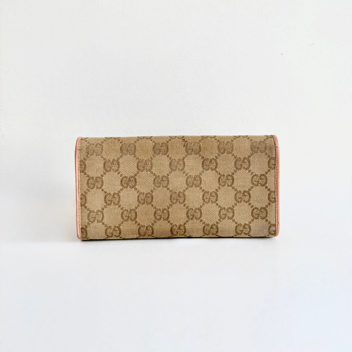 Gucci GG Monogram Canvas Continental Wallet on Chain
