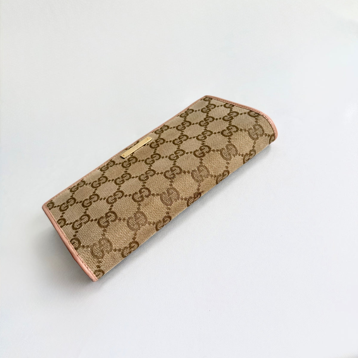 Gucci GG Monogram Canvas Continental Wallet on Chain
