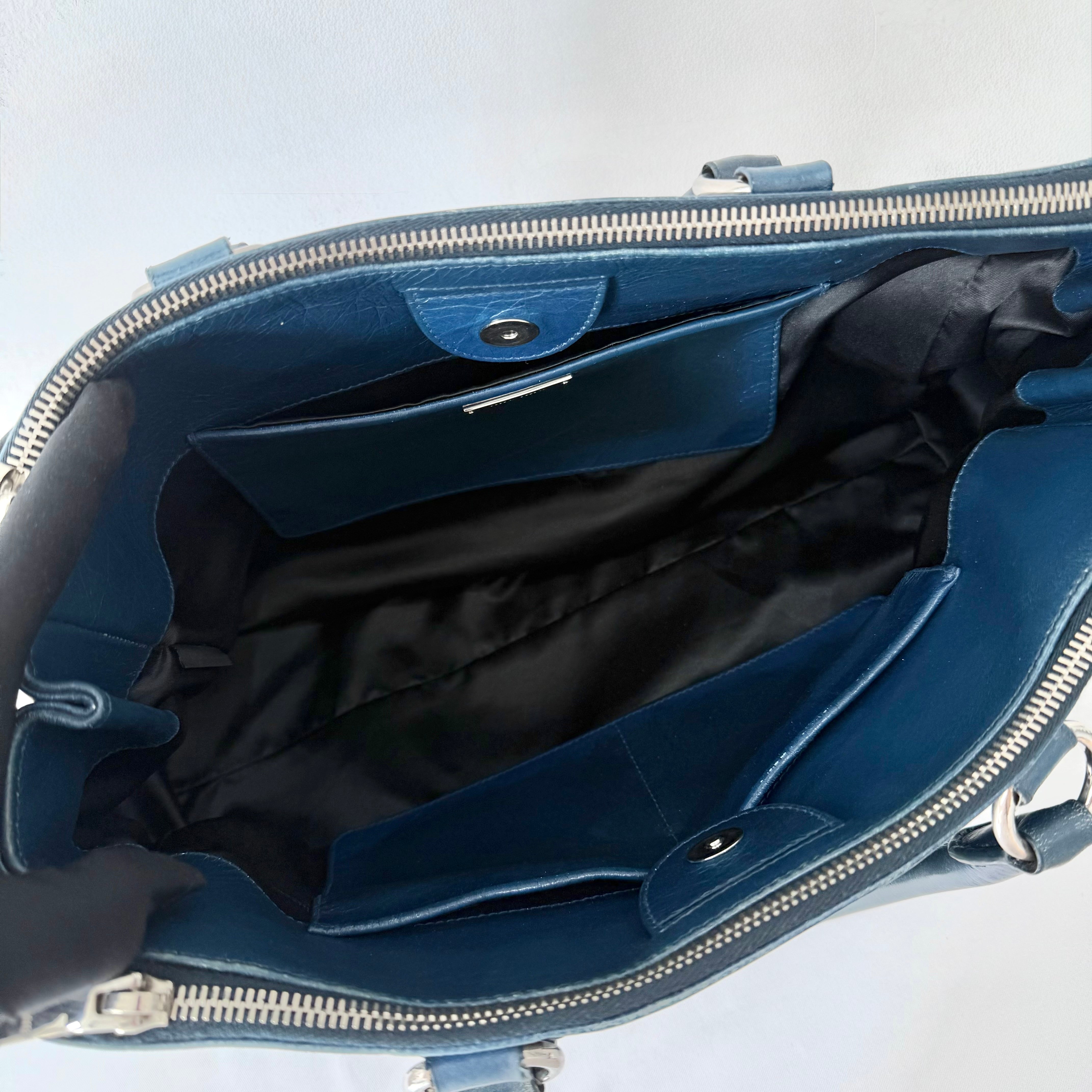 Miu Miu Double Zip Convertible Satchel Vitello Shine
