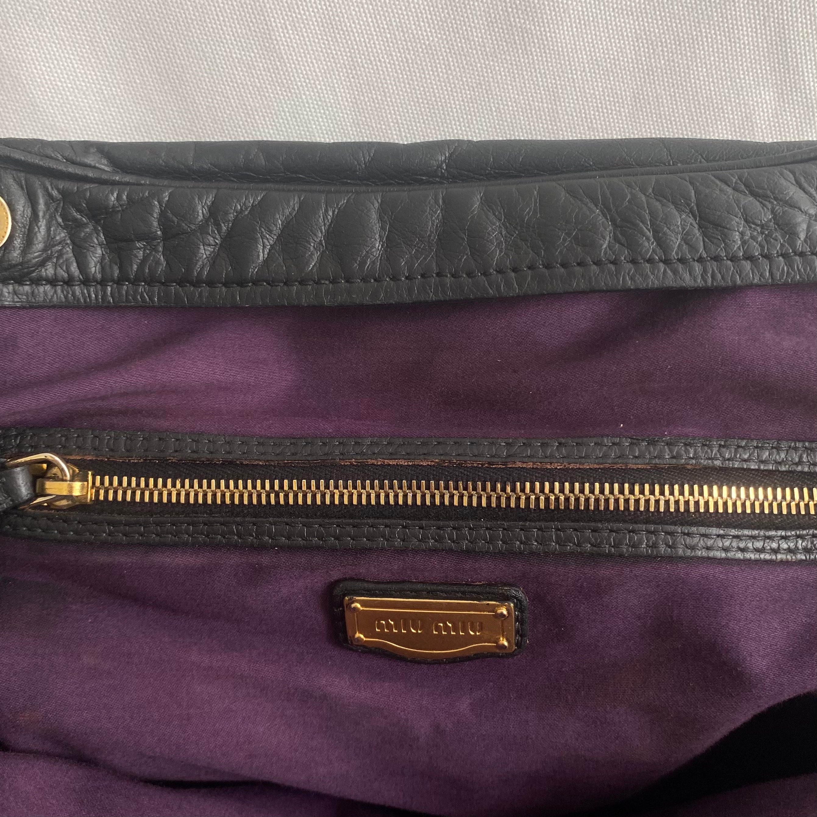 Miu Miu Nappa Mini Charm Bag