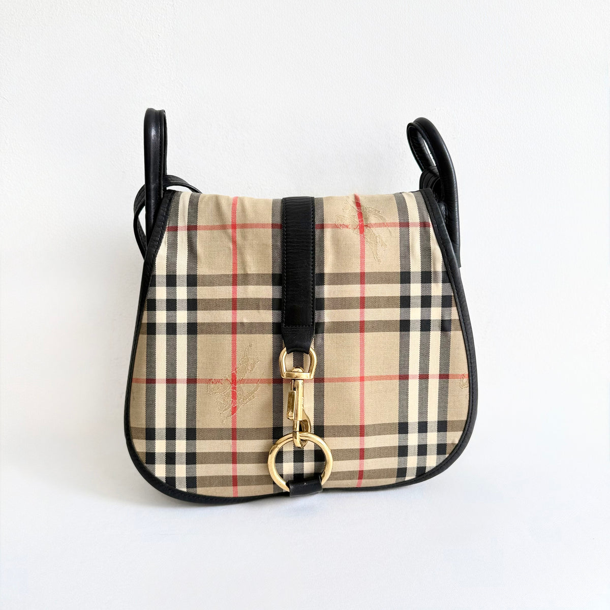 Burberry Haymarket Check Shoulder Bag
