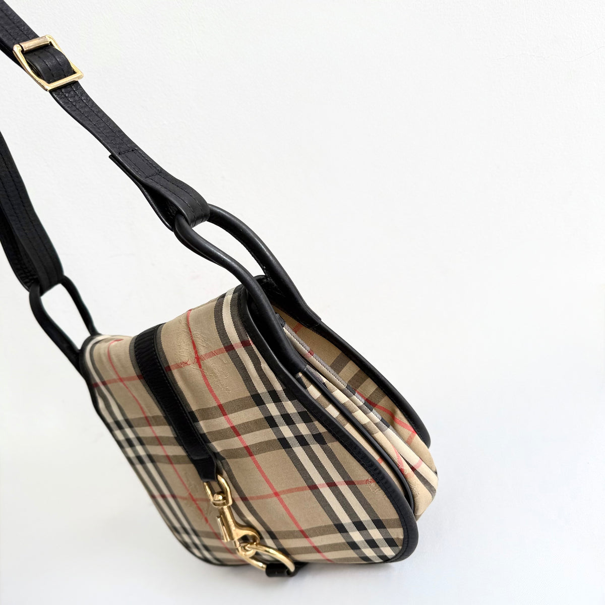 Burberry Haymarket Check Shoulder Bag
