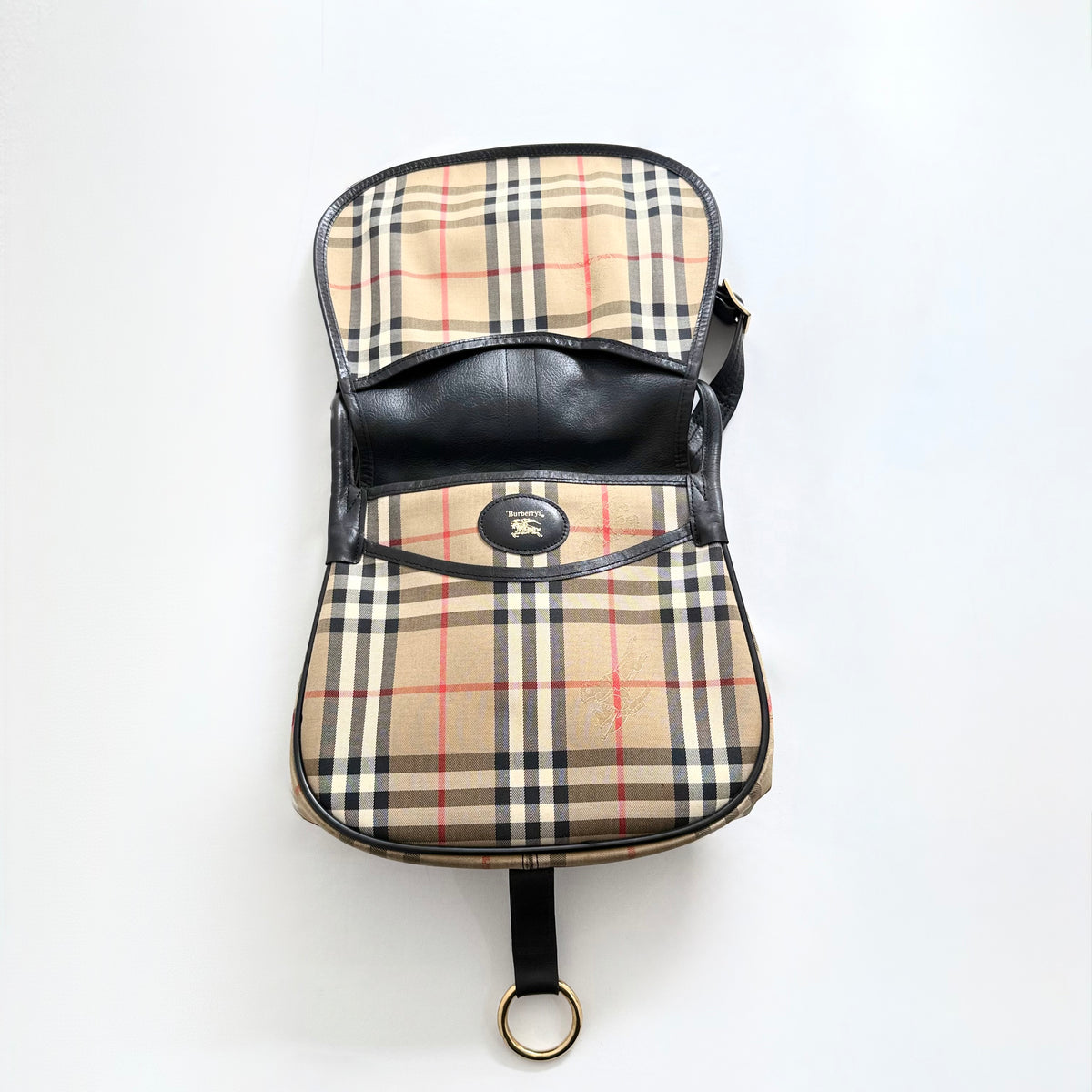 Burberry Haymarket Check Shoulder Bag