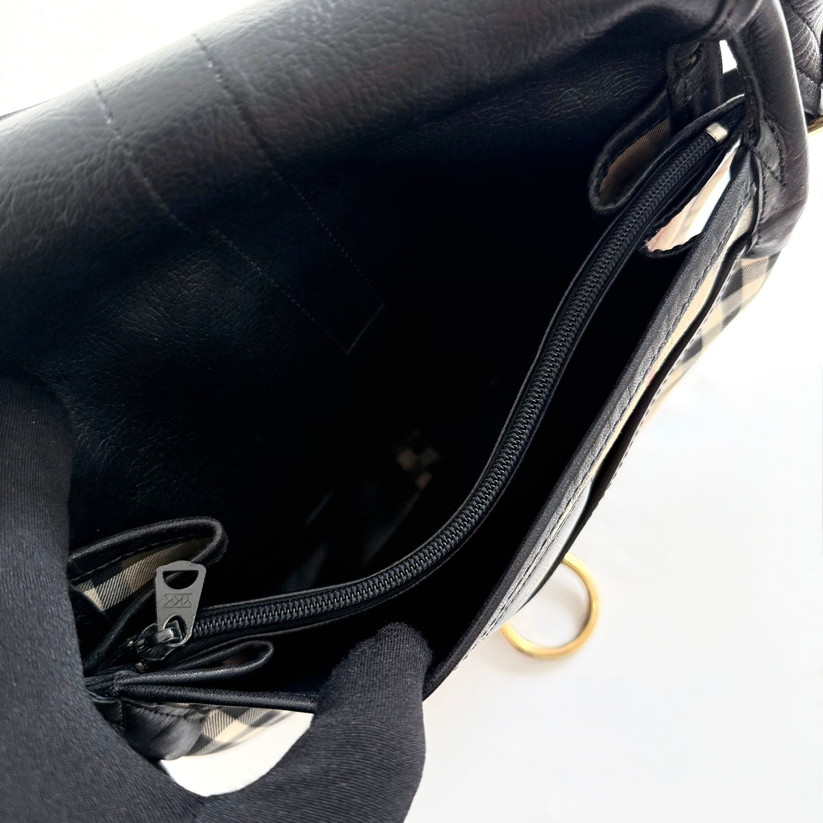 Burberry Haymarket Check Shoulder Bag