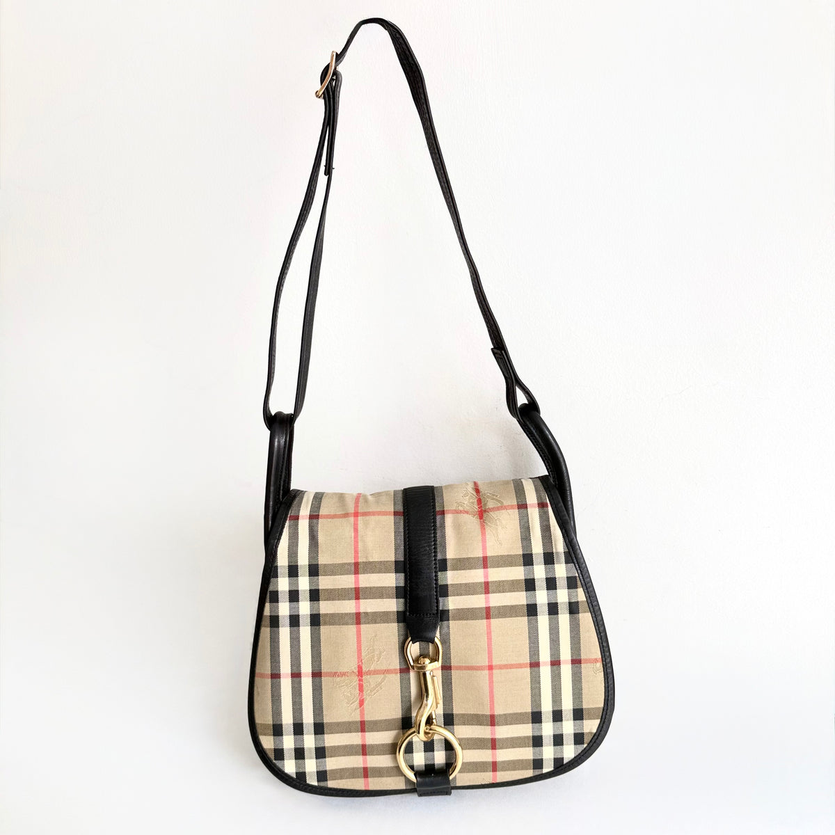 Burberry Haymarket Check Shoulder Bag