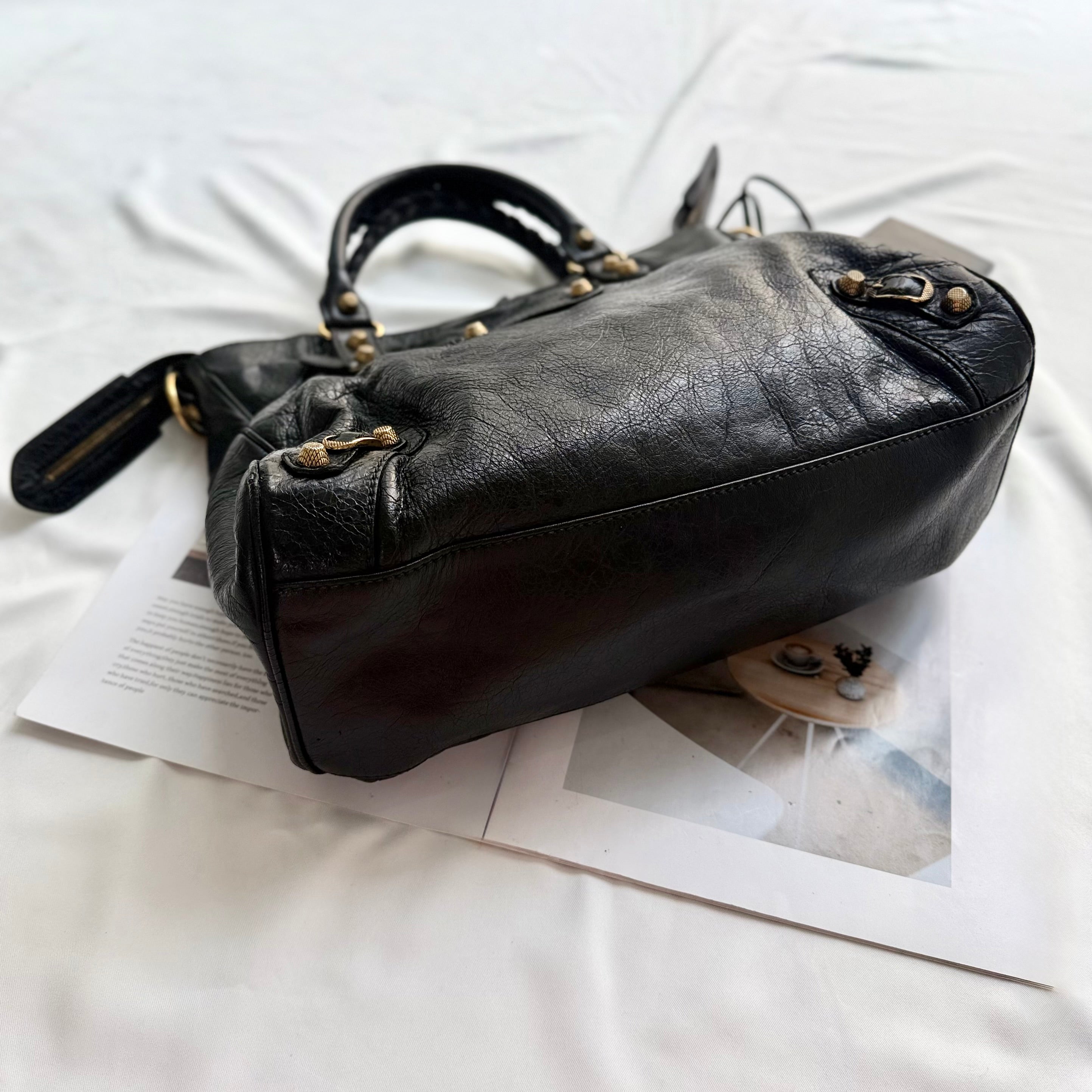 Balenciaga Le City Bag Black (Gold Hardware)
