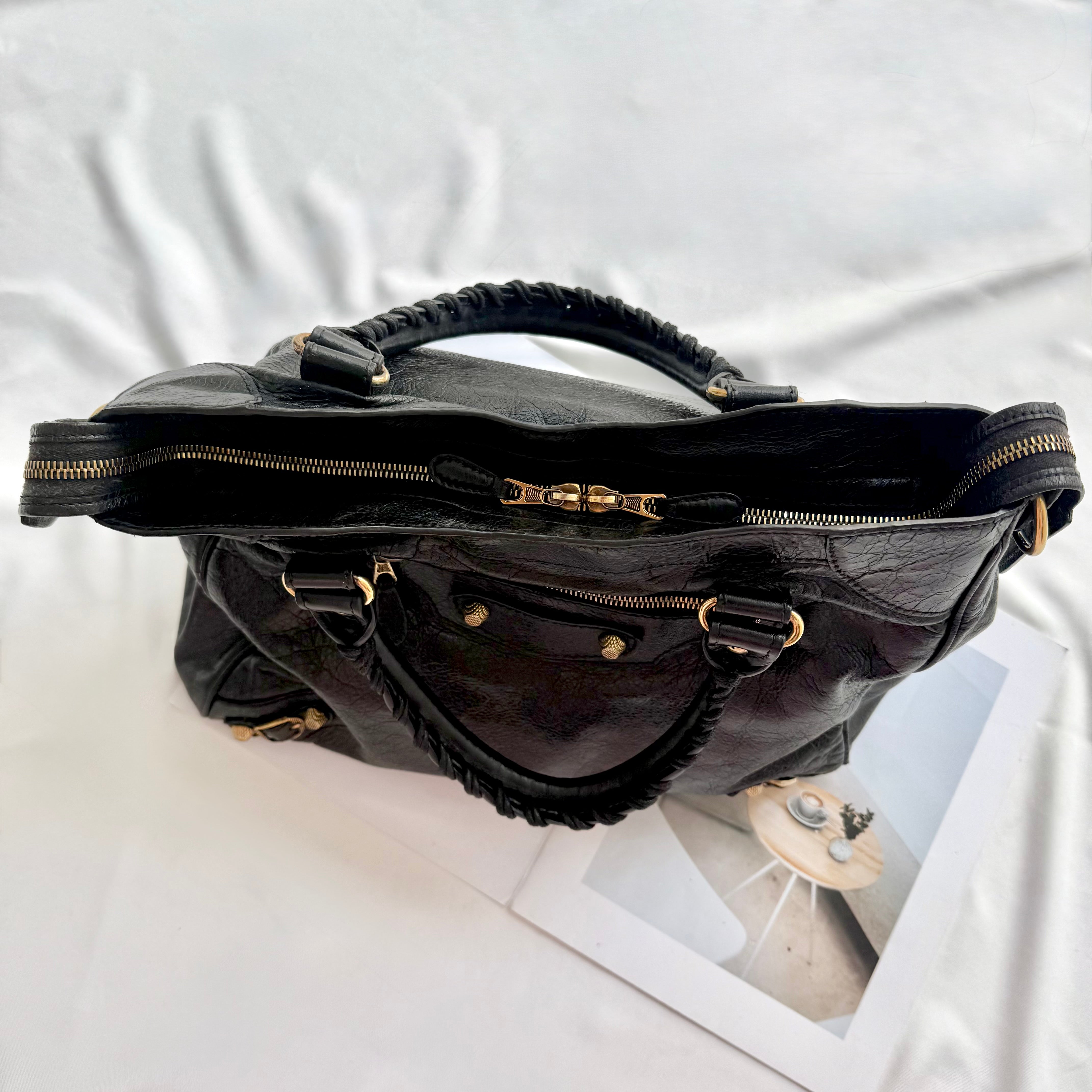 Balenciaga Le City Bag Black (Gold Hardware)