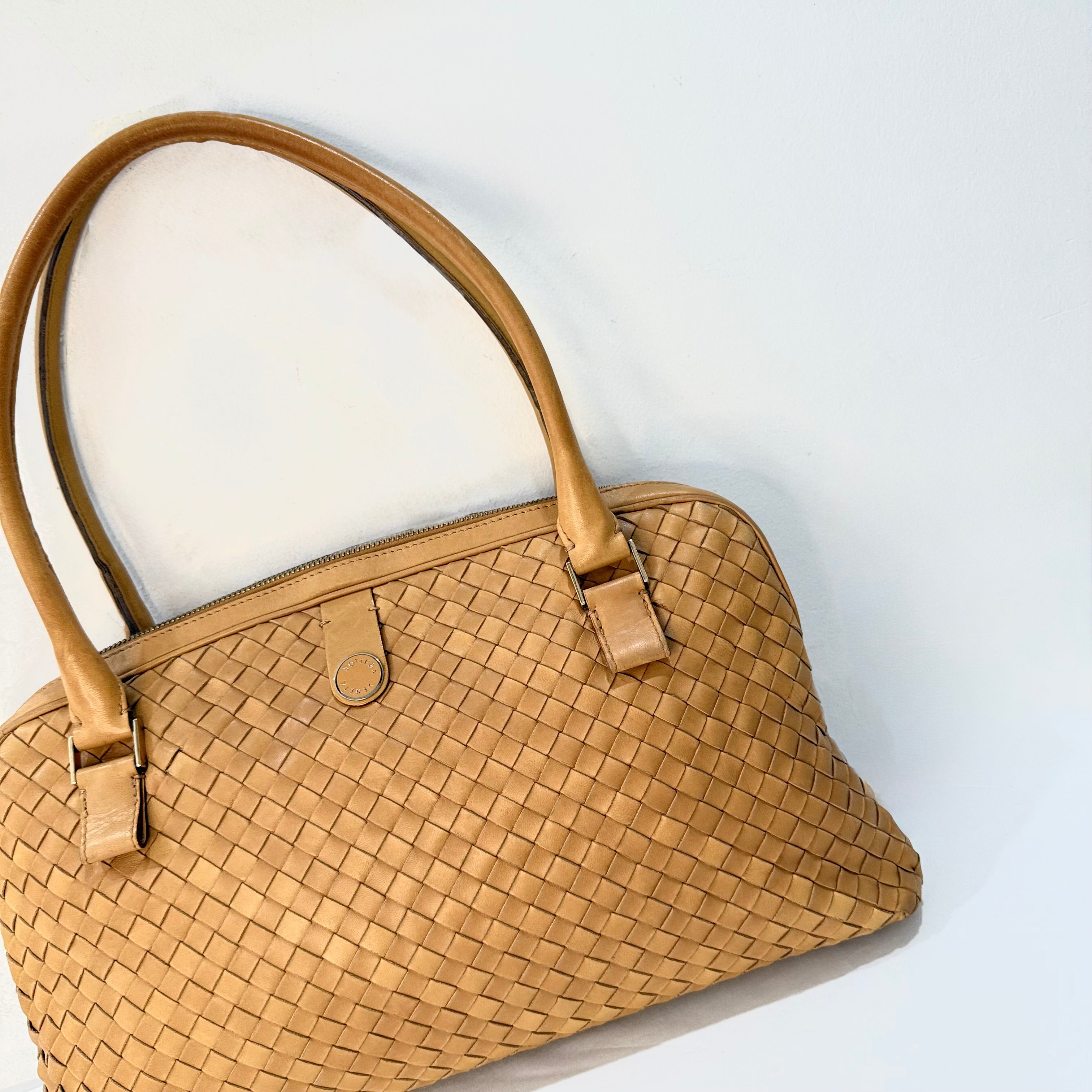 Bottega Veneta Intrecciato Top Handle Bag