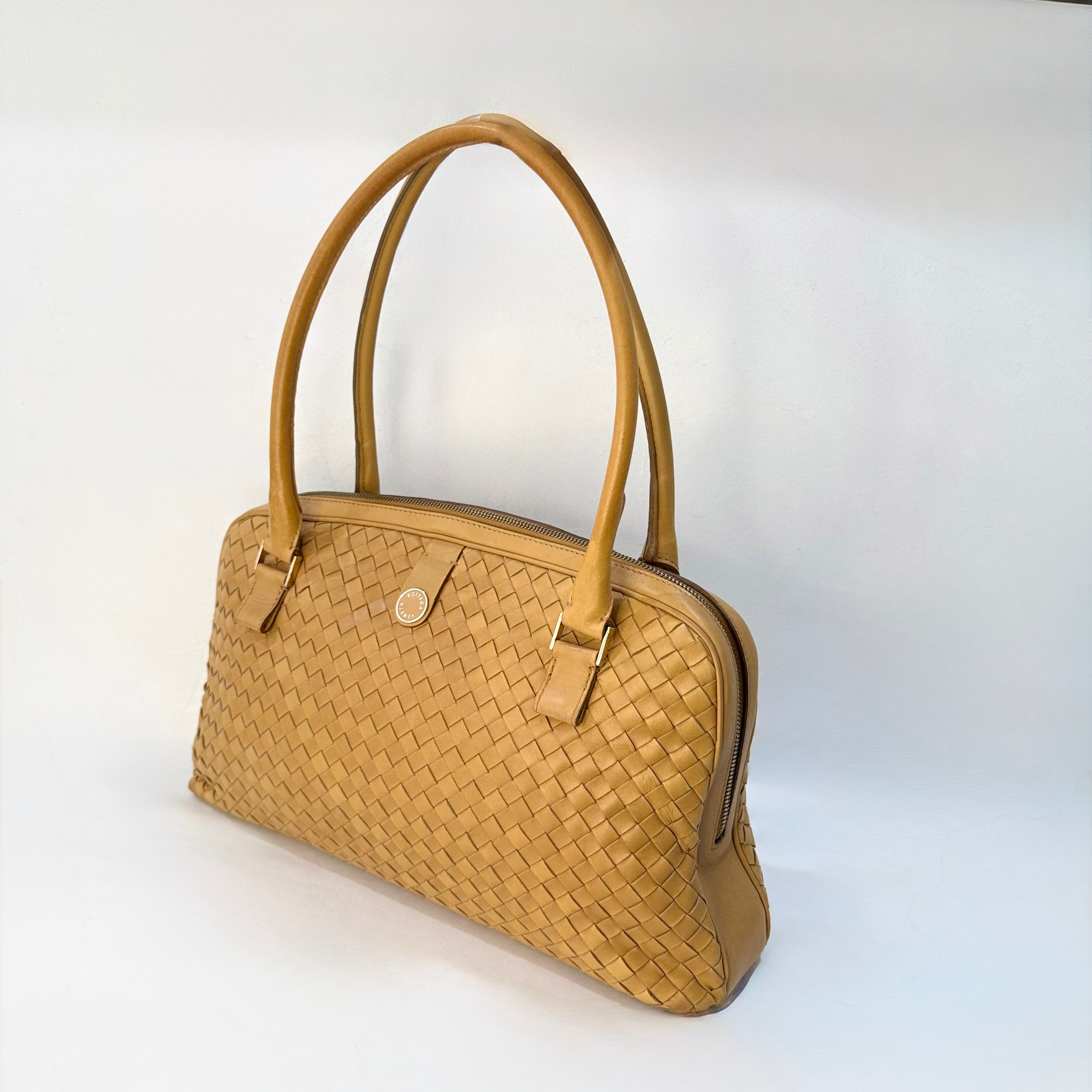 Bottega Veneta Intrecciato Top Handle Bag