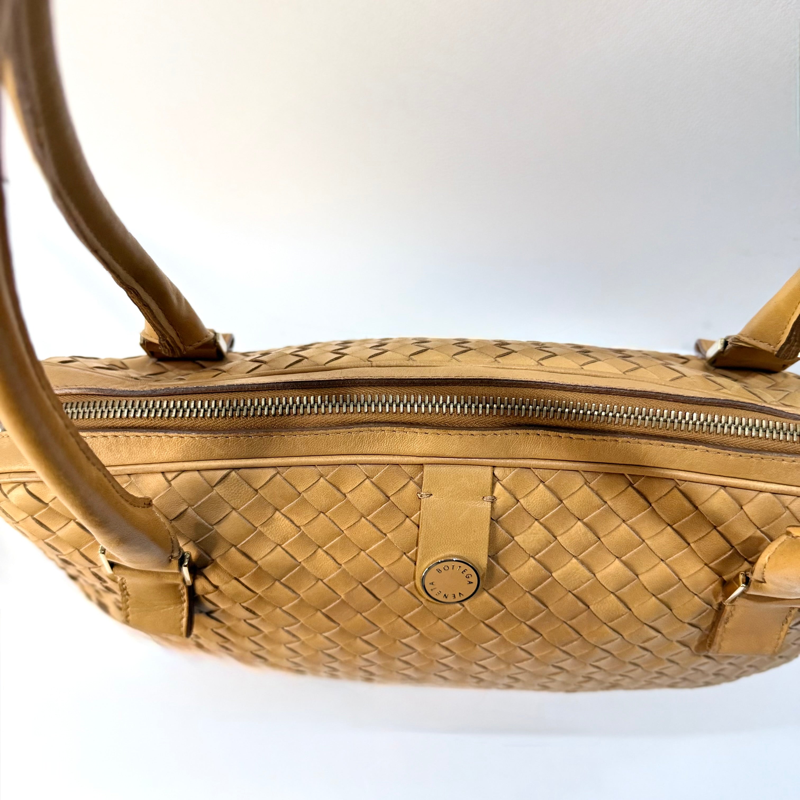 Bottega Veneta Intrecciato Top Handle Bag