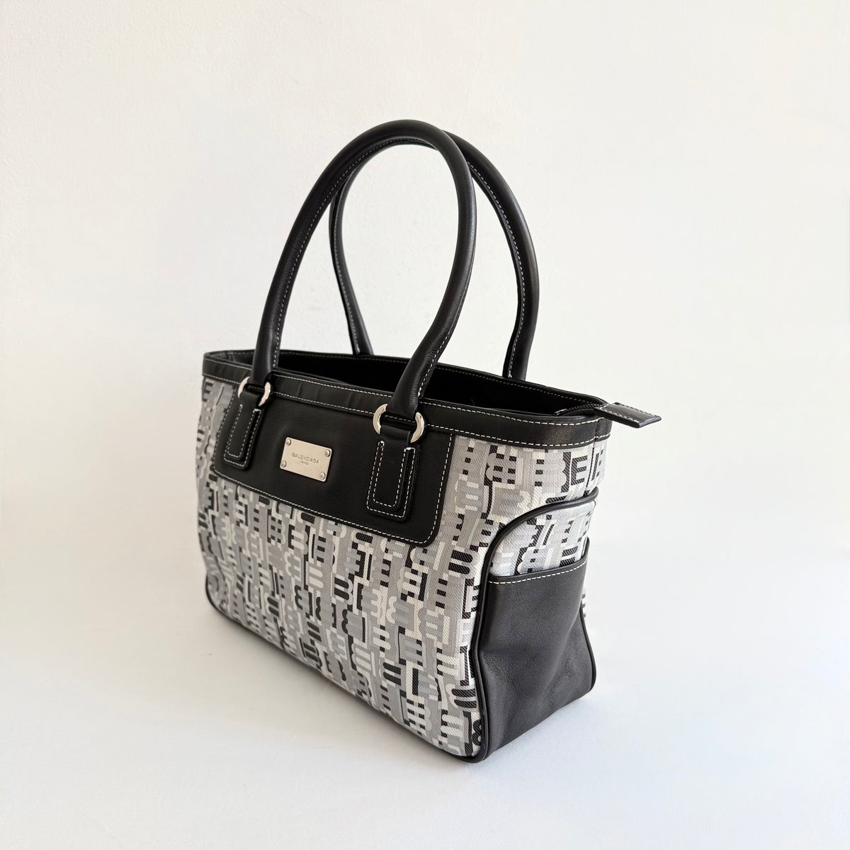 Balenciaga Signature BB Canvas Tote Bag